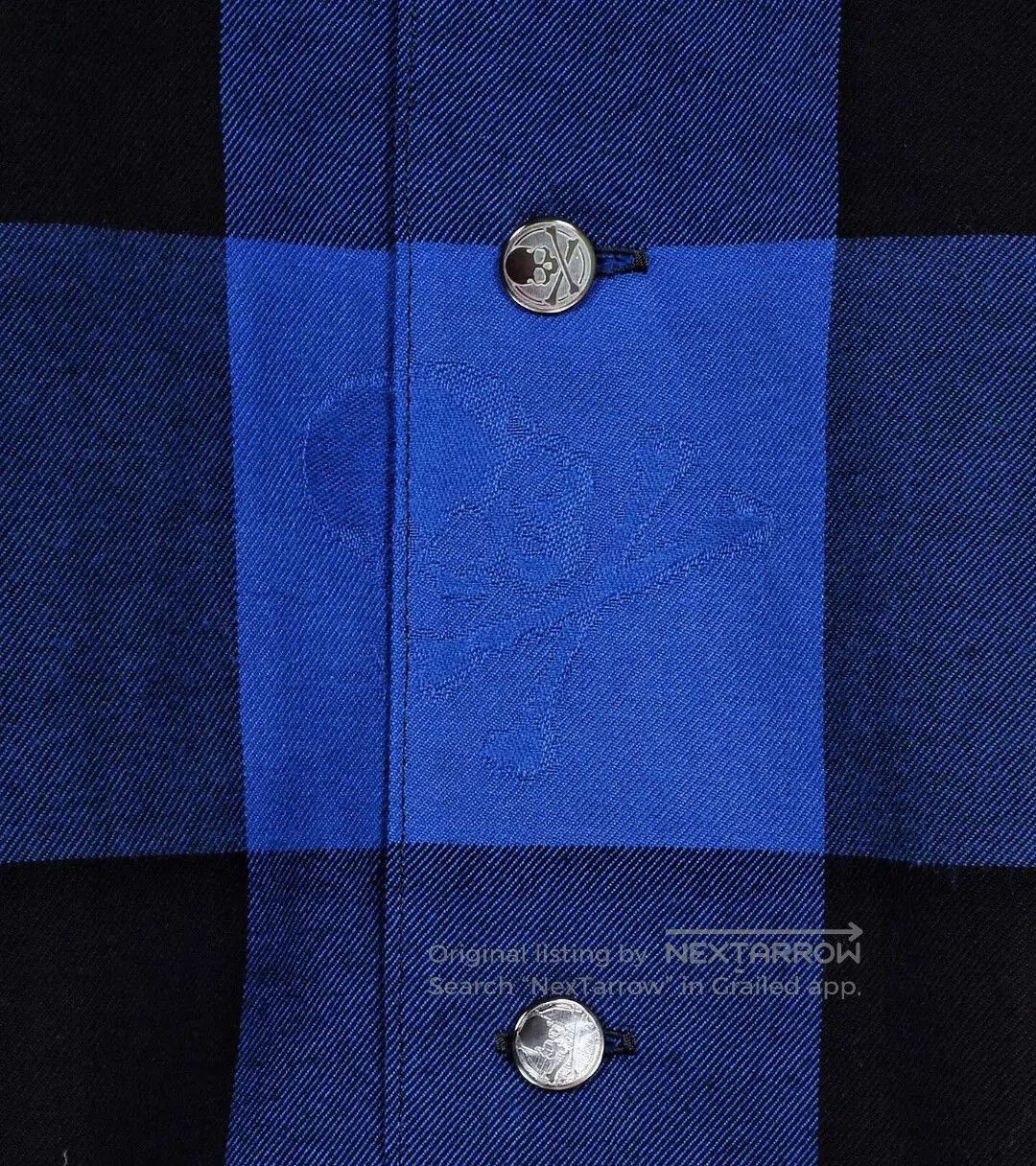 Mastermind Japan mastermind Japan 20SS Blue Black Check Shirt. Size US S / EU 44-46 / 1 - 7 Thumbnail