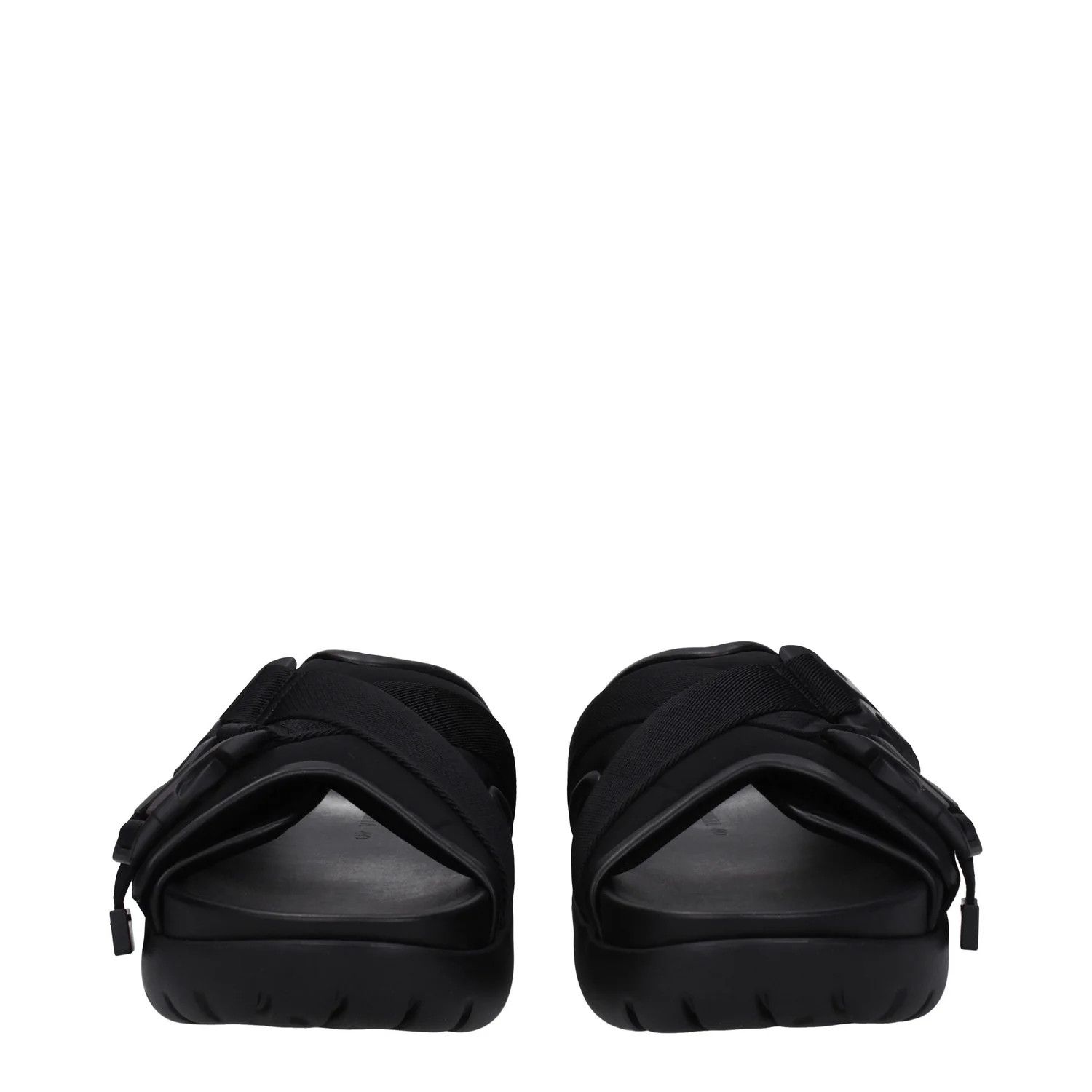 Bottega Veneta ob1o1e0325 Fabric Slippers in Black Size US 7 / EU 40 - 3 Thumbnail