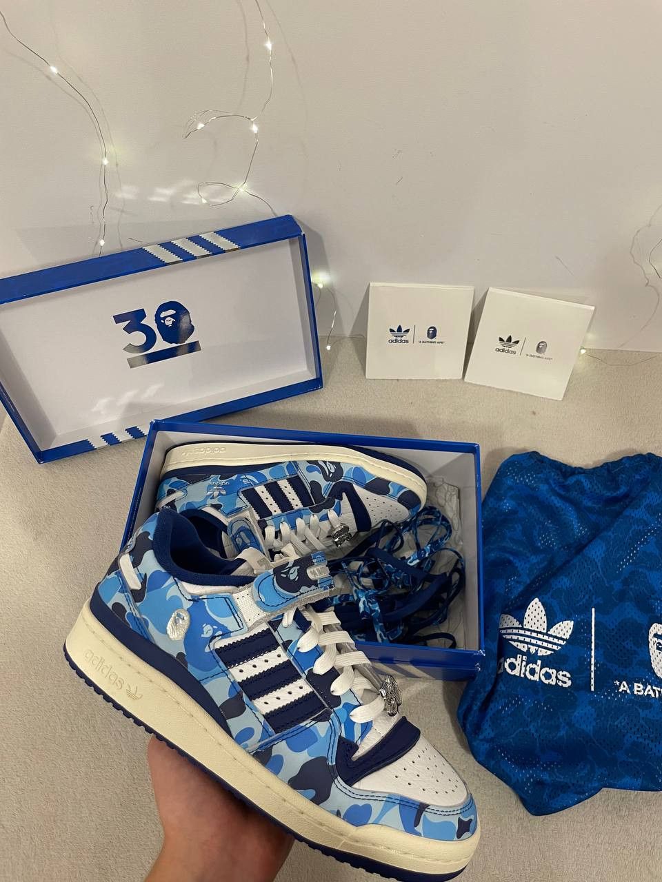 Adidas × Bape Adidas forum X Bape Size US 6 / IT 36 - 1 Thumbnail