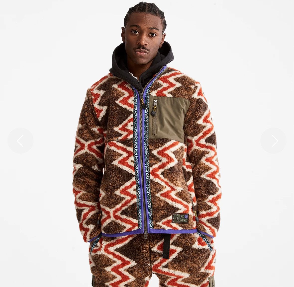 Timberland x Bee Line (BBC) Fleece Jacket sz XL
