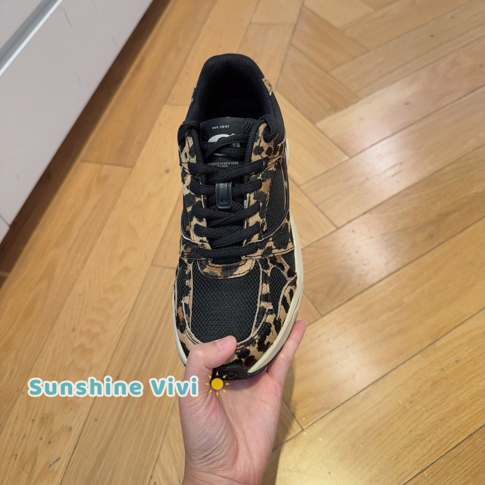 Coach NEW Coach woman's Sport Sneaker Leopard CCI52 Black US 8 Size US 8 / IT 38 - 2 Thumbnail