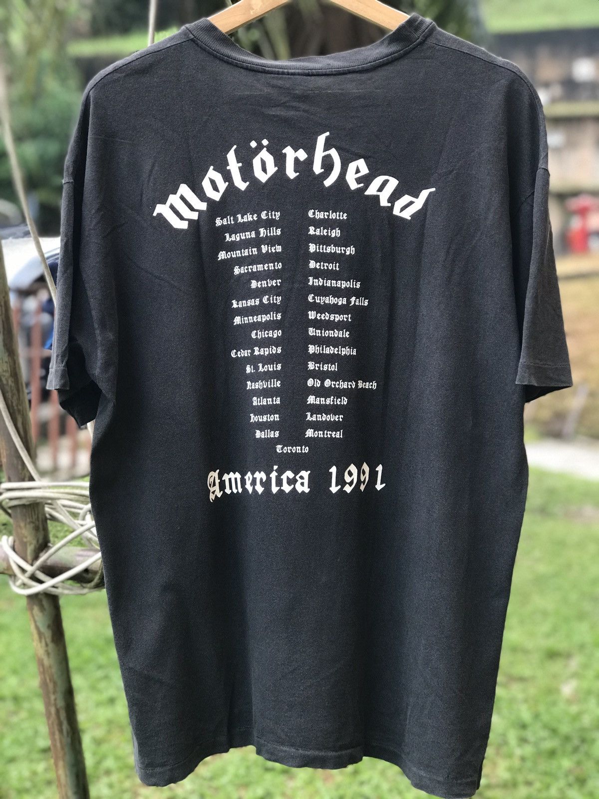 Band Tees × Vintage Vintage 1991 Motorhead America Tour tee Size US L / EU 52-54 / 3 - 2 Thumbnail