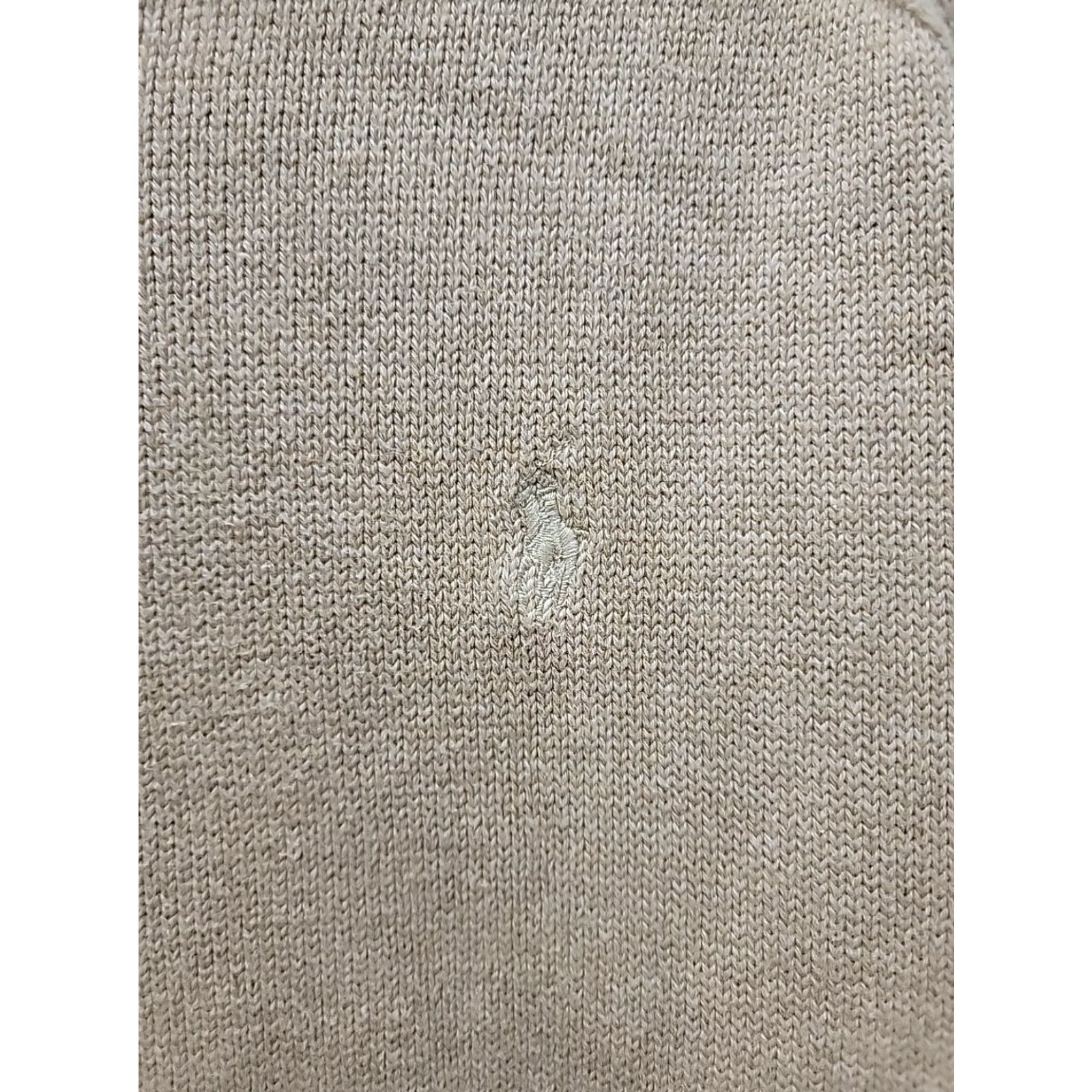 Polo Ralph Lauren Polo Ralph Lauren Mens Beige Pullover Sweater Sz L Long Sleeve Pony Size US L / EU 52-54 / 3 - 2 Thumbnail