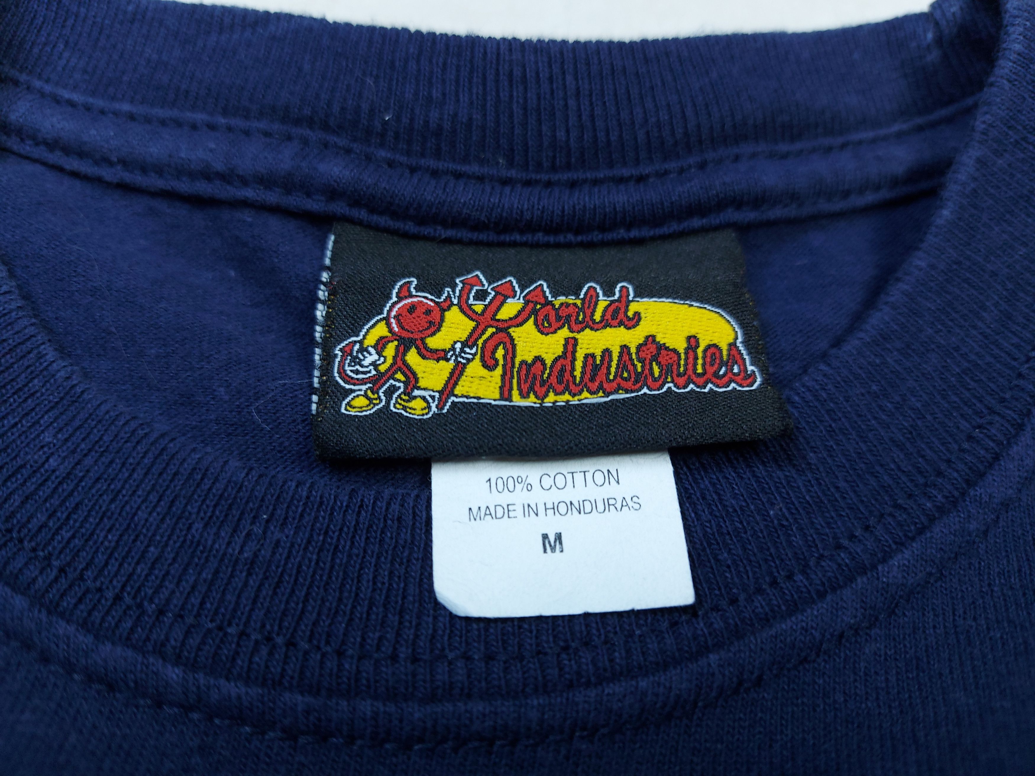 Vintage × World Industries Vintage 90s Y2K World Industries Skateboard Double-Sided TEE Size US XS / EU 42 / 0 - 9 Thumbnail