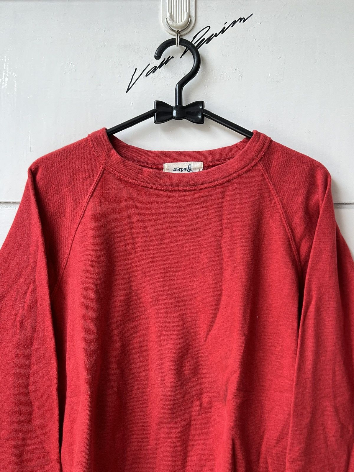 45rpm 45RPM Red Long Sleeve T-shirt Size US XS / EU 42 / 0 - 11 Thumbnail