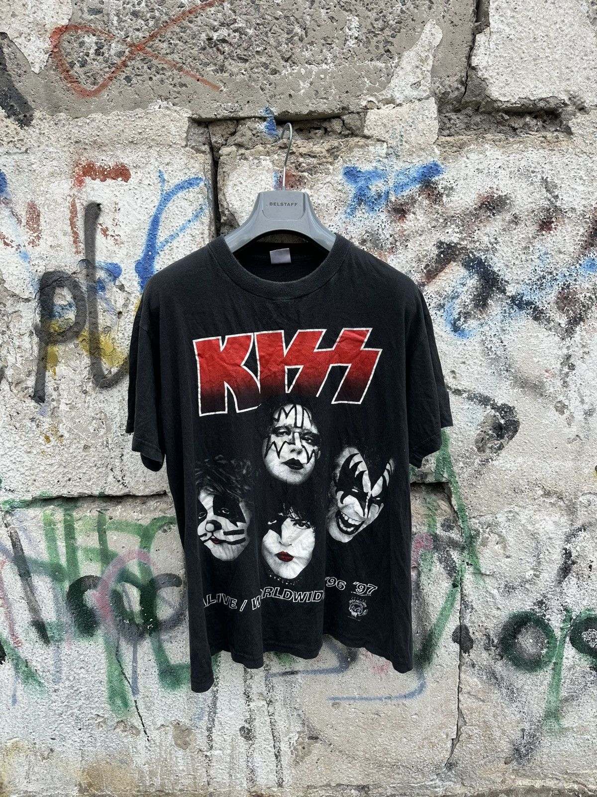Vintage Kiss Alive Worldwide 1996 Tour I Got The Best Shirt Tee Size US L / EU 52-54 / 3 - 1 Thumbnail