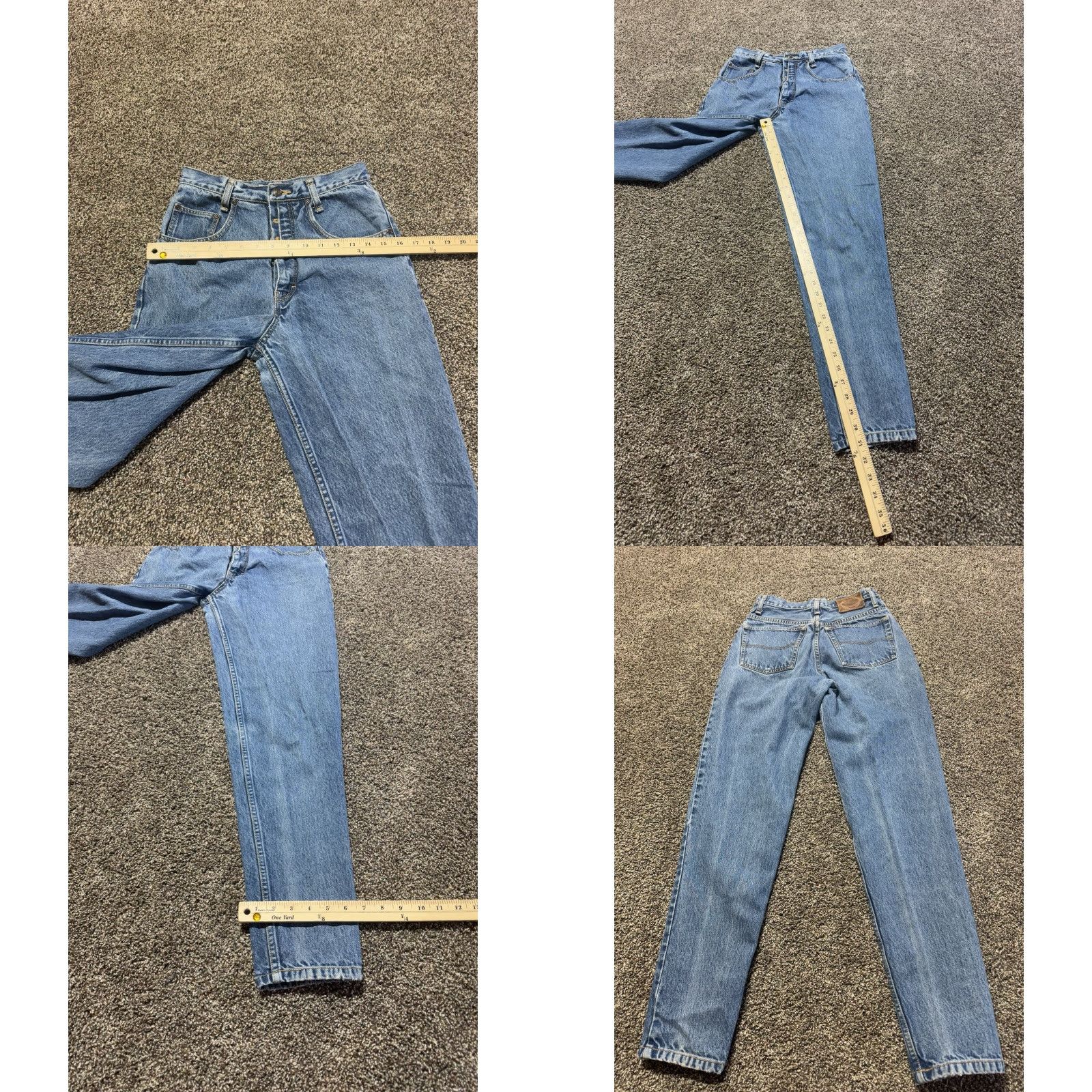 Vintage VINTAGE Paris Jeans Women's 7 Blue Denim High Rise Mom Button Womens Jeans 5-Pocket Design Cotton Denim Button Size 28" / US 6 / IT 42 - 8 Thumbnail