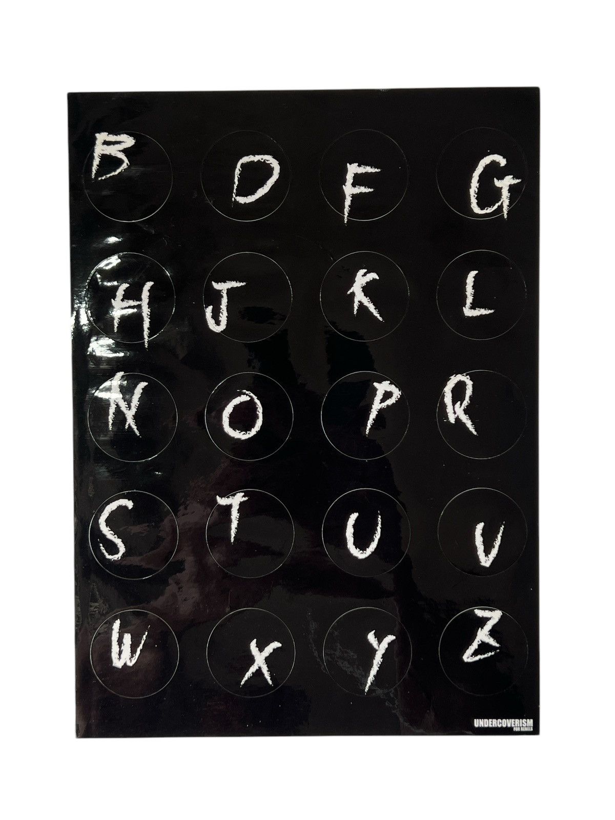 Undercover Rare UNDERCOVERISM Sticker Sheet BLACK LETTERS 2000's Size ONE SIZE - 1 Preview
