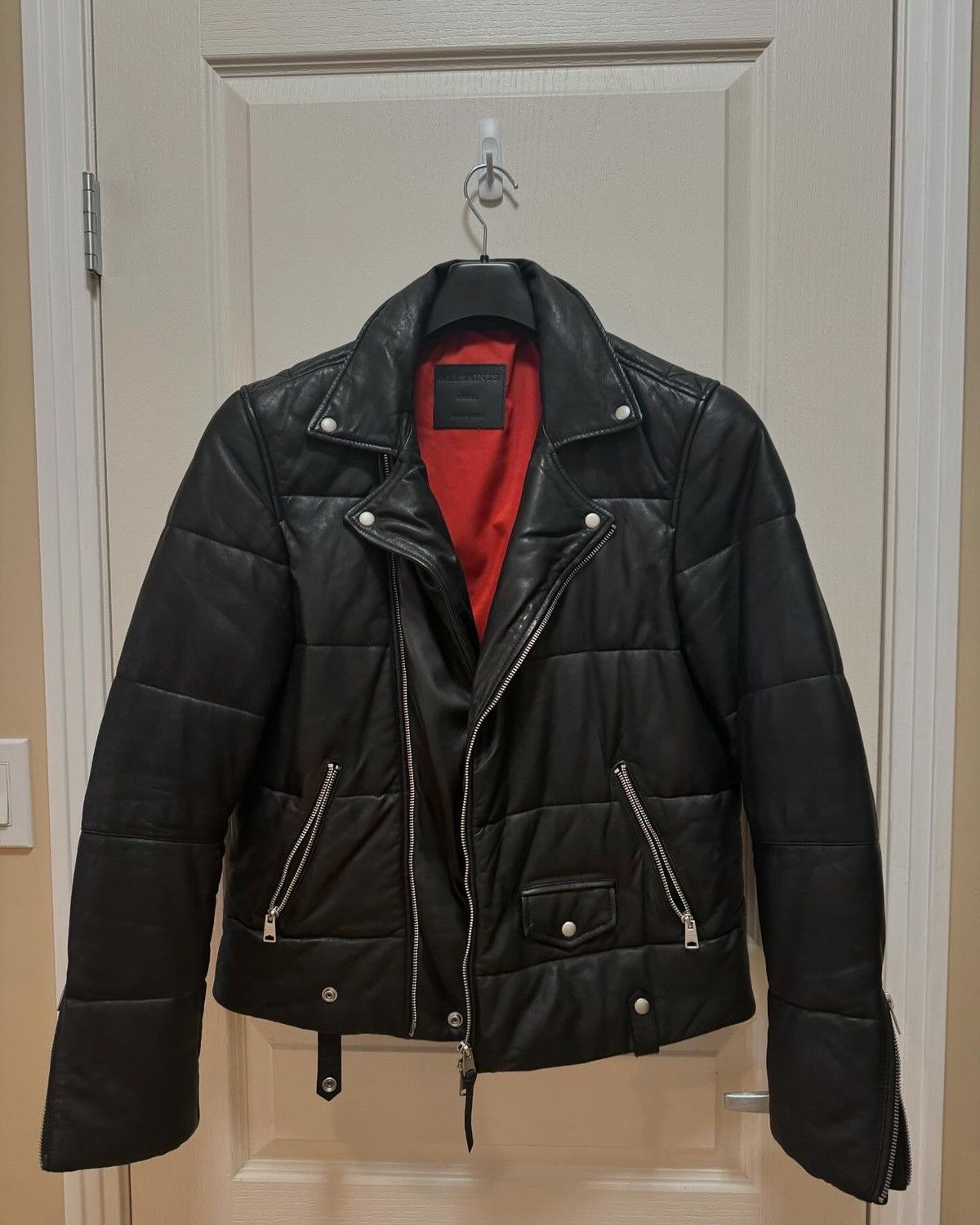 Allsaints Black ALLSAINTS Leather Jacket Size US S / EU 44-46 / 1 - 1 Thumbnail