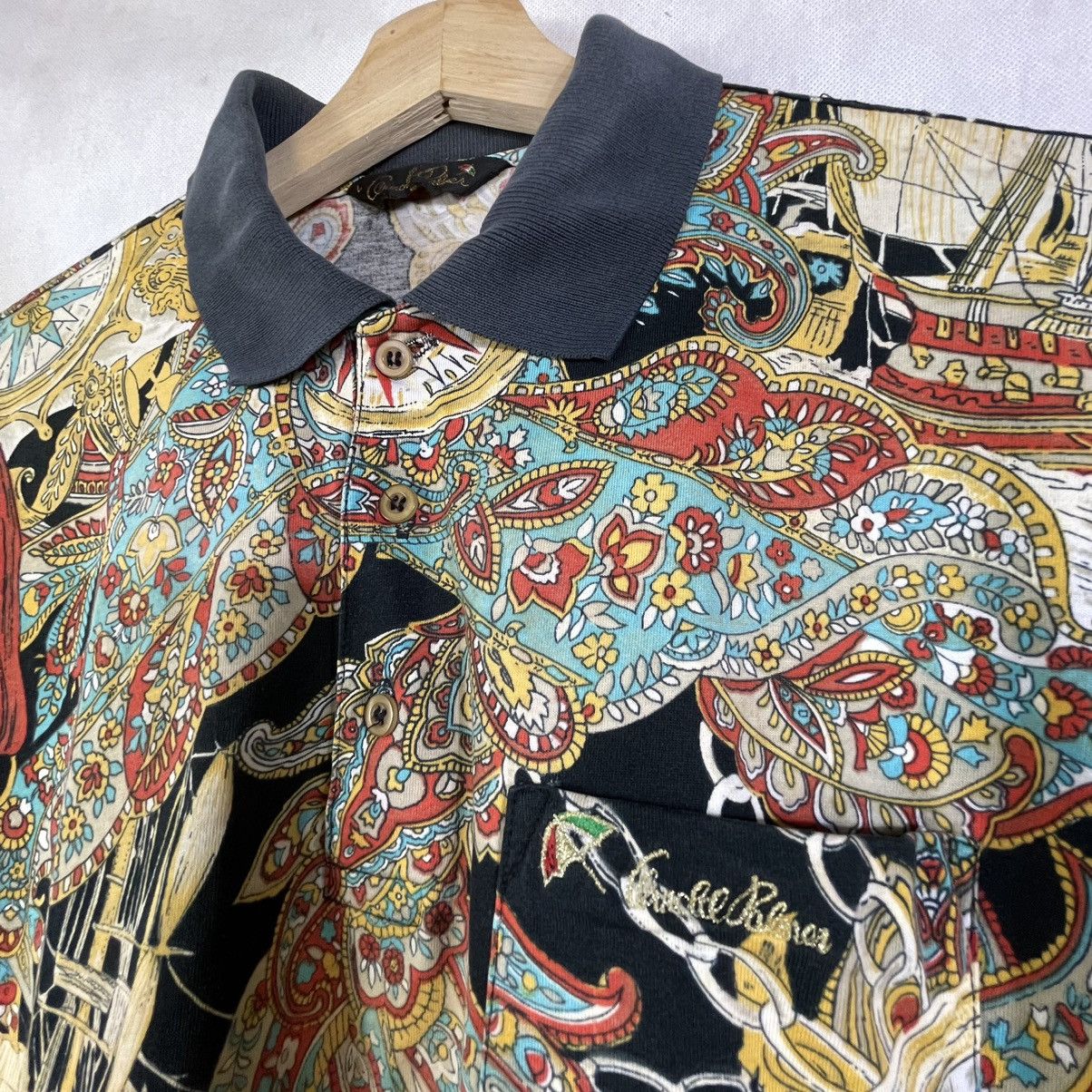 Designer Rare! Vintage Arnold Palmer Baroque Ship Royalty Chain Shirt Size US L / EU 52-54 / 3 - 10 Thumbnail