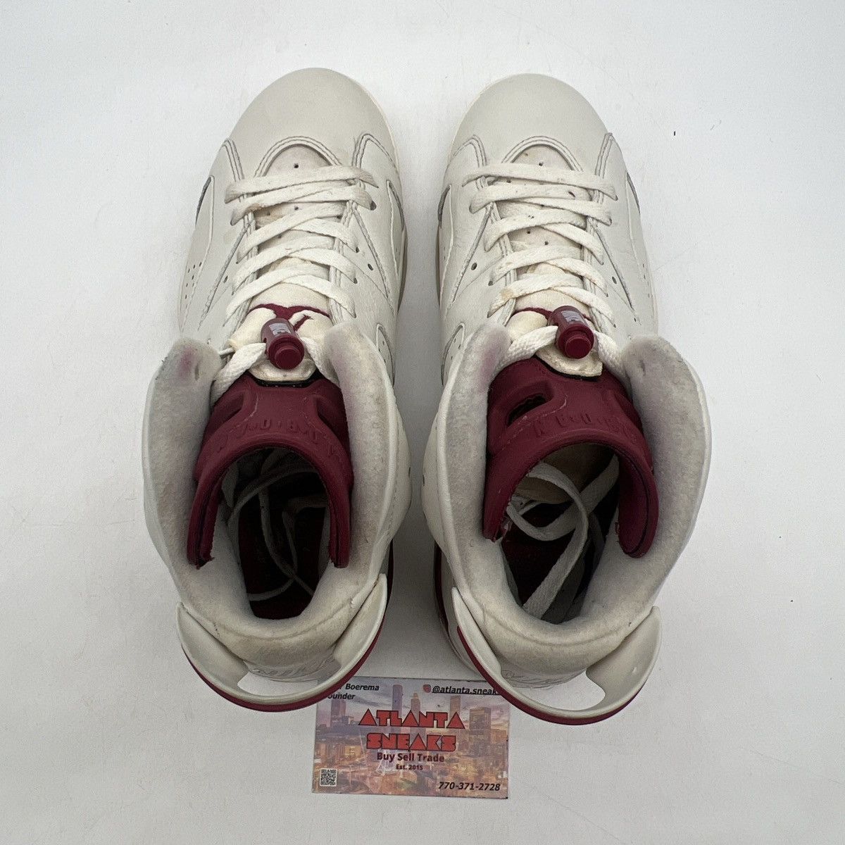 Nike Air Jordan 6 maroon Size US 8.5 / EU 41-42 - 6 Thumbnail