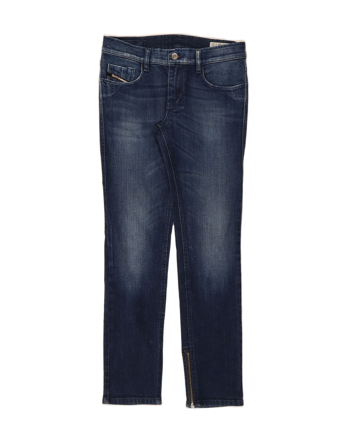 Diesel Womens Slim Jeans W28 L29 Blue Cotton Size 42" / US 20 - 1 Thumbnail