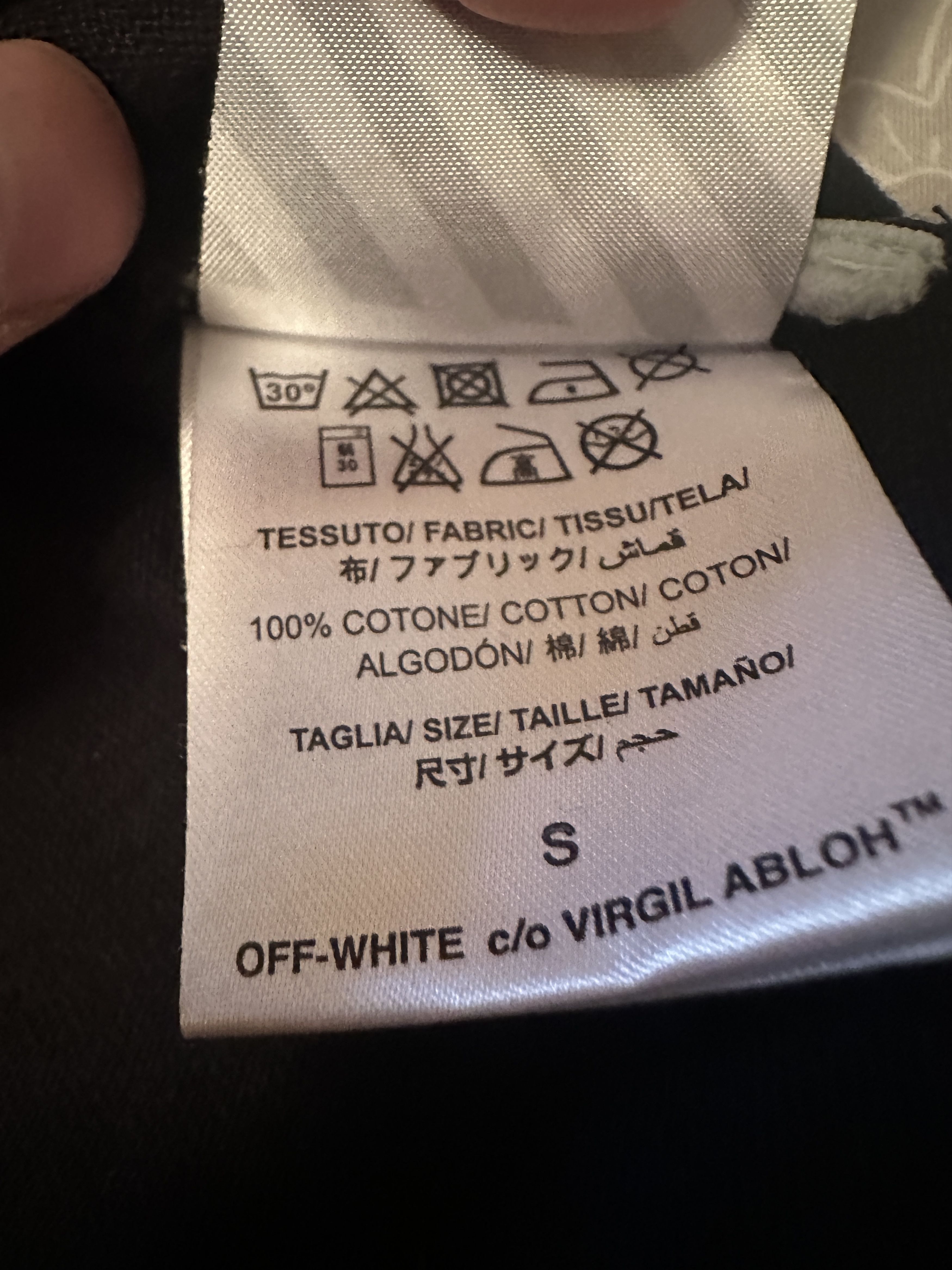 Off-White Off-White Oasis Band Tee - Size Small Size US S / EU 44-46 / 1 - 4 Thumbnail