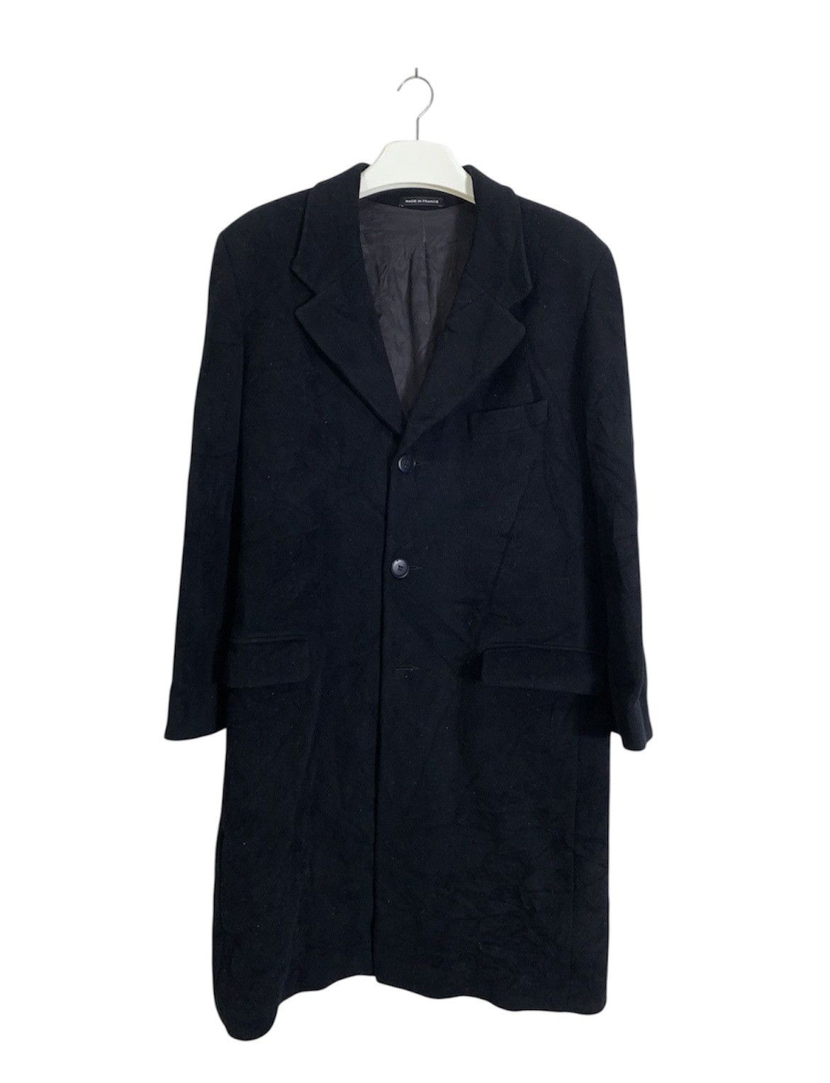 Vtg 90's Agnes B. Homme Paris Wool Long Jacket