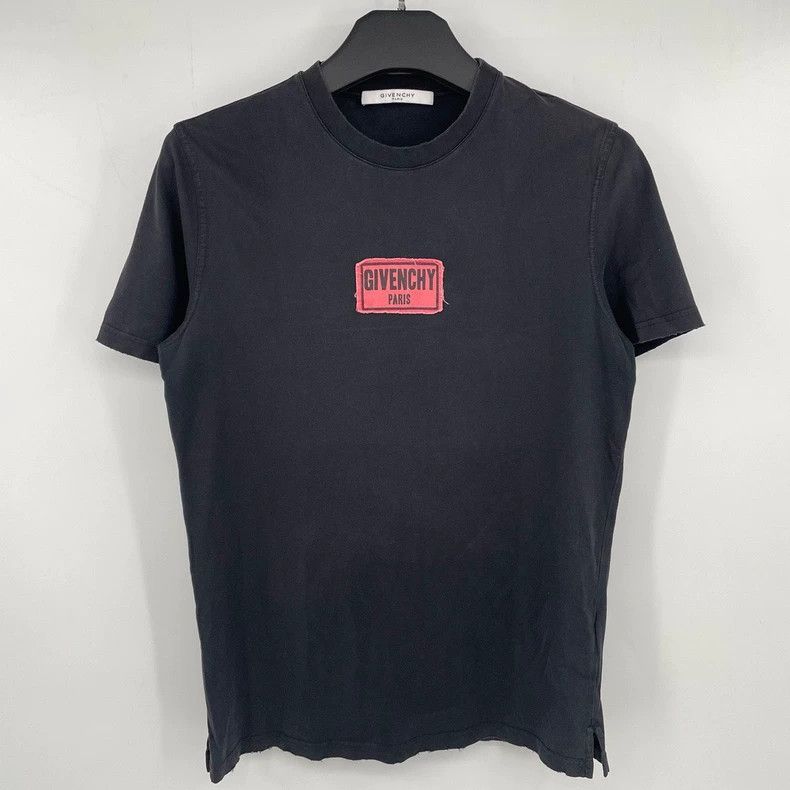 Givenchy Givenchy Distressed Patch Logo Short Sleeve Size US M / EU 48-50 / 2 - 1 Thumbnail