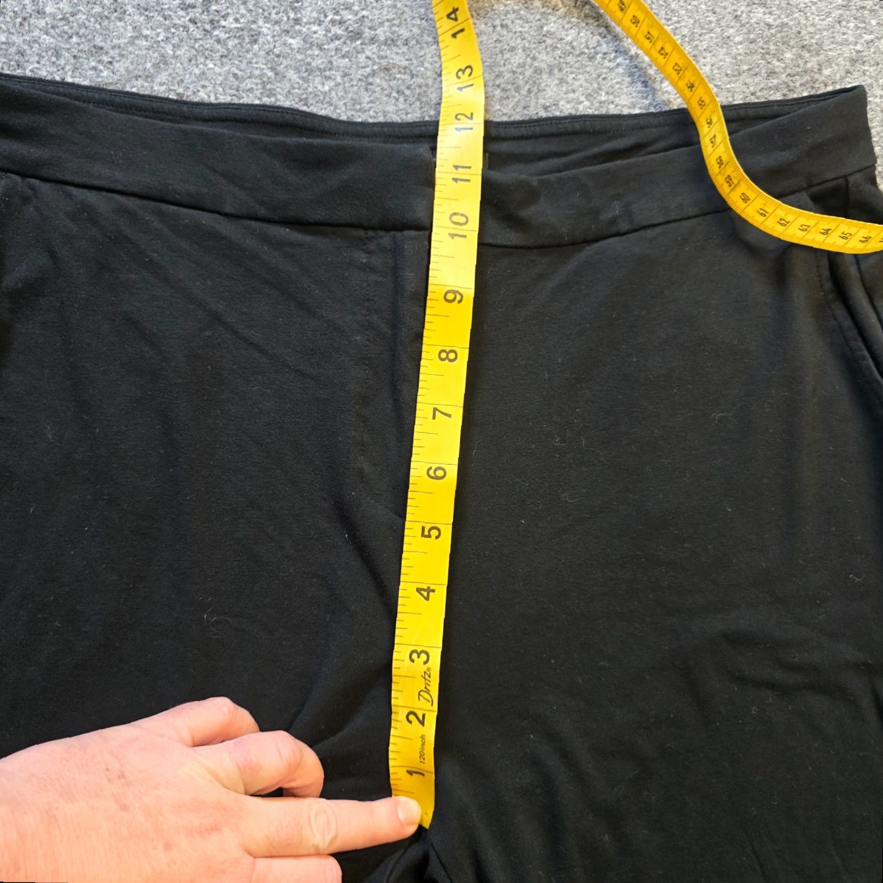 J. Jill J Jill Pants Womens Medium Black Wide Leg Wearever Stretch Capsule Basic Casual Size 24" / US 00 / IT 34 - 7 Thumbnail