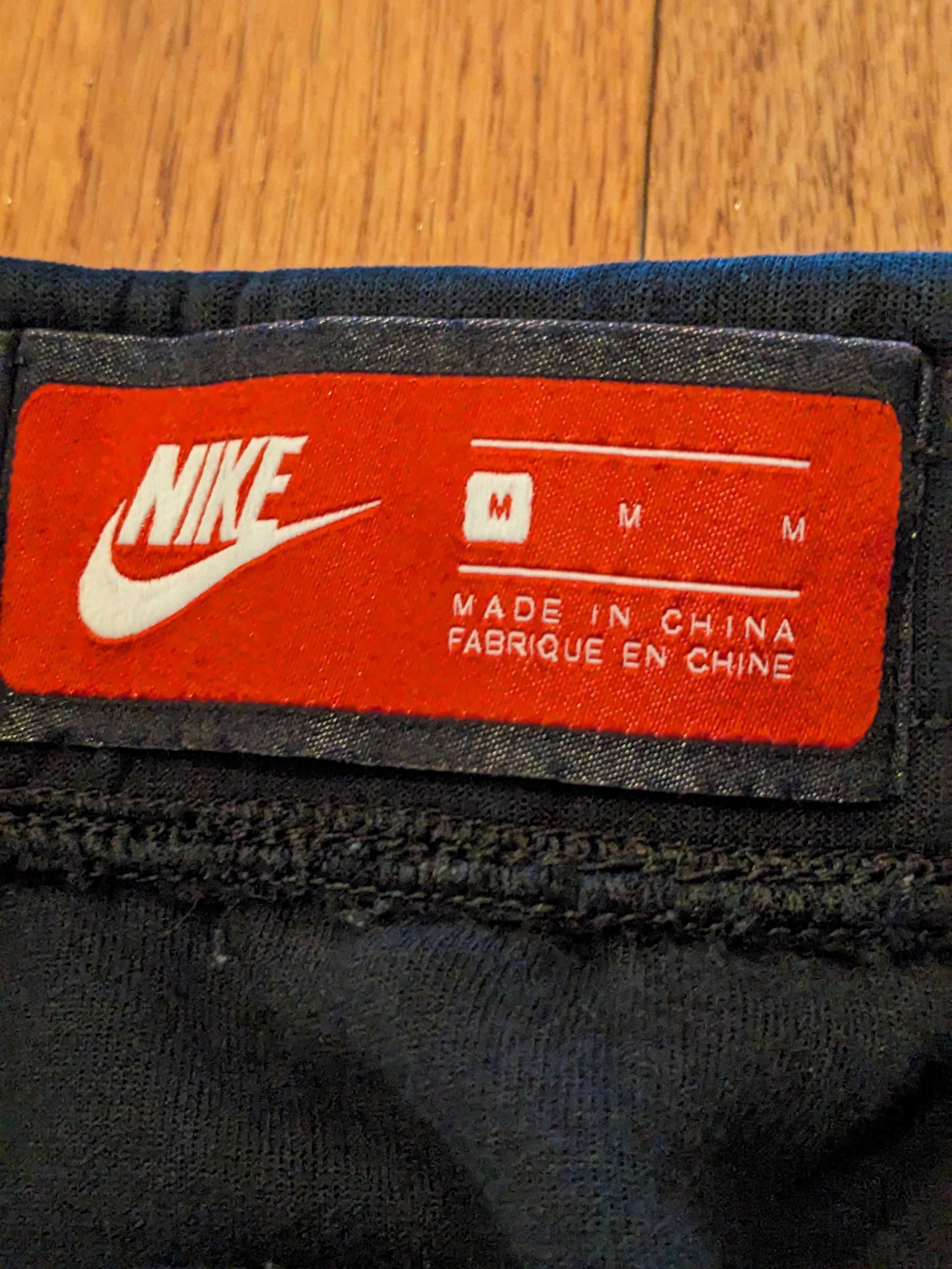 Nike × Vintage Nike Joggers Mens Large Black SweatPants Zip Pockets Size US 30 / EU 46 - 3 Thumbnail