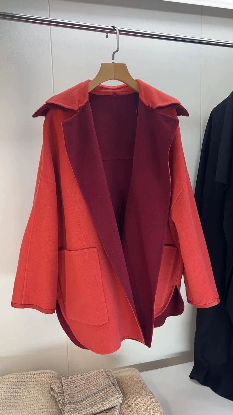 Loro Piana LORO PIANA Double-faced cashmere coat Size S / US 4 / IT 40 - 7 Thumbnail