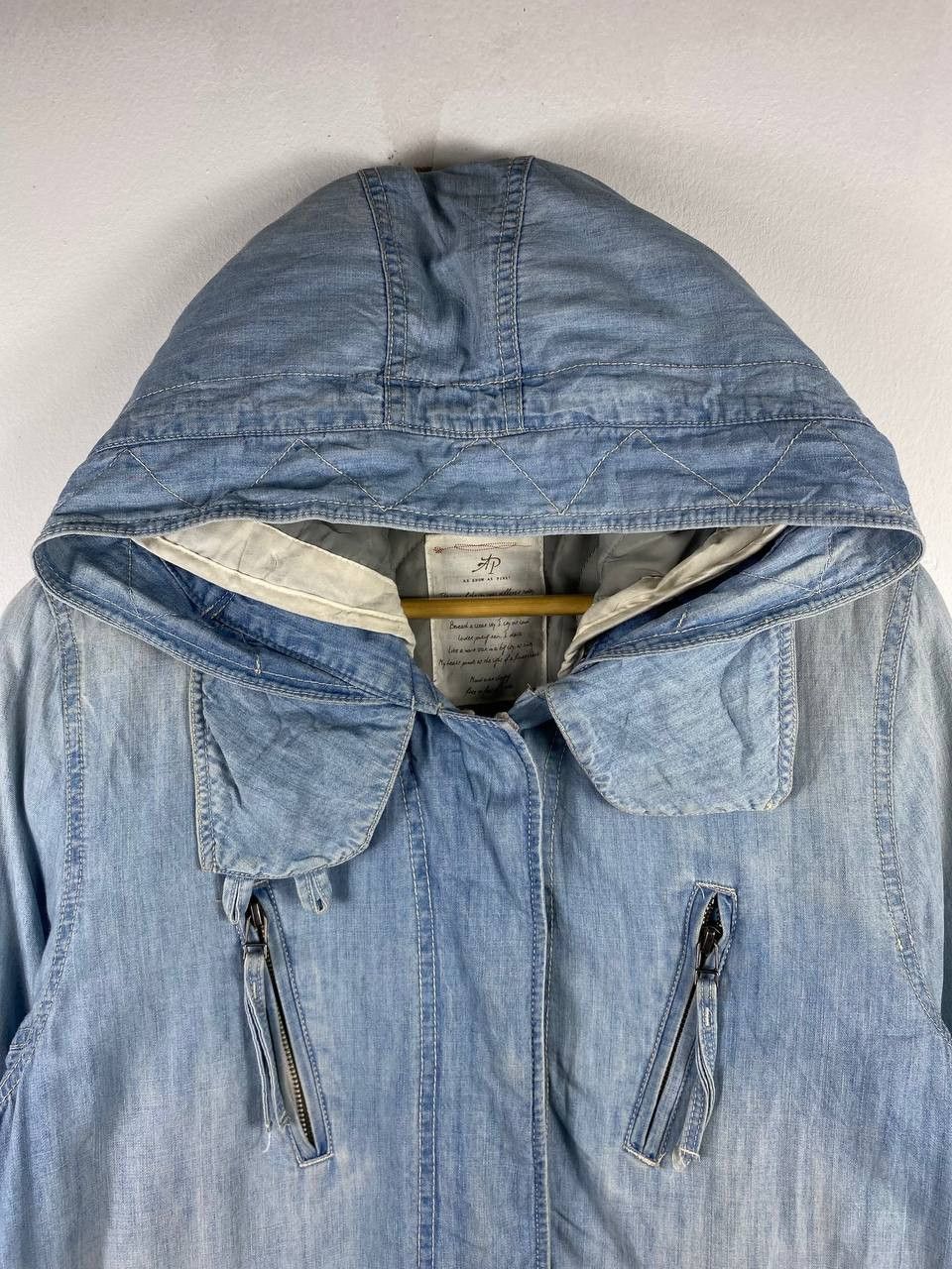 Japanese Brand japanese brands denim parka quilted lining nice design Size US M / EU 48-50 / 2 - 2 Thumbnail