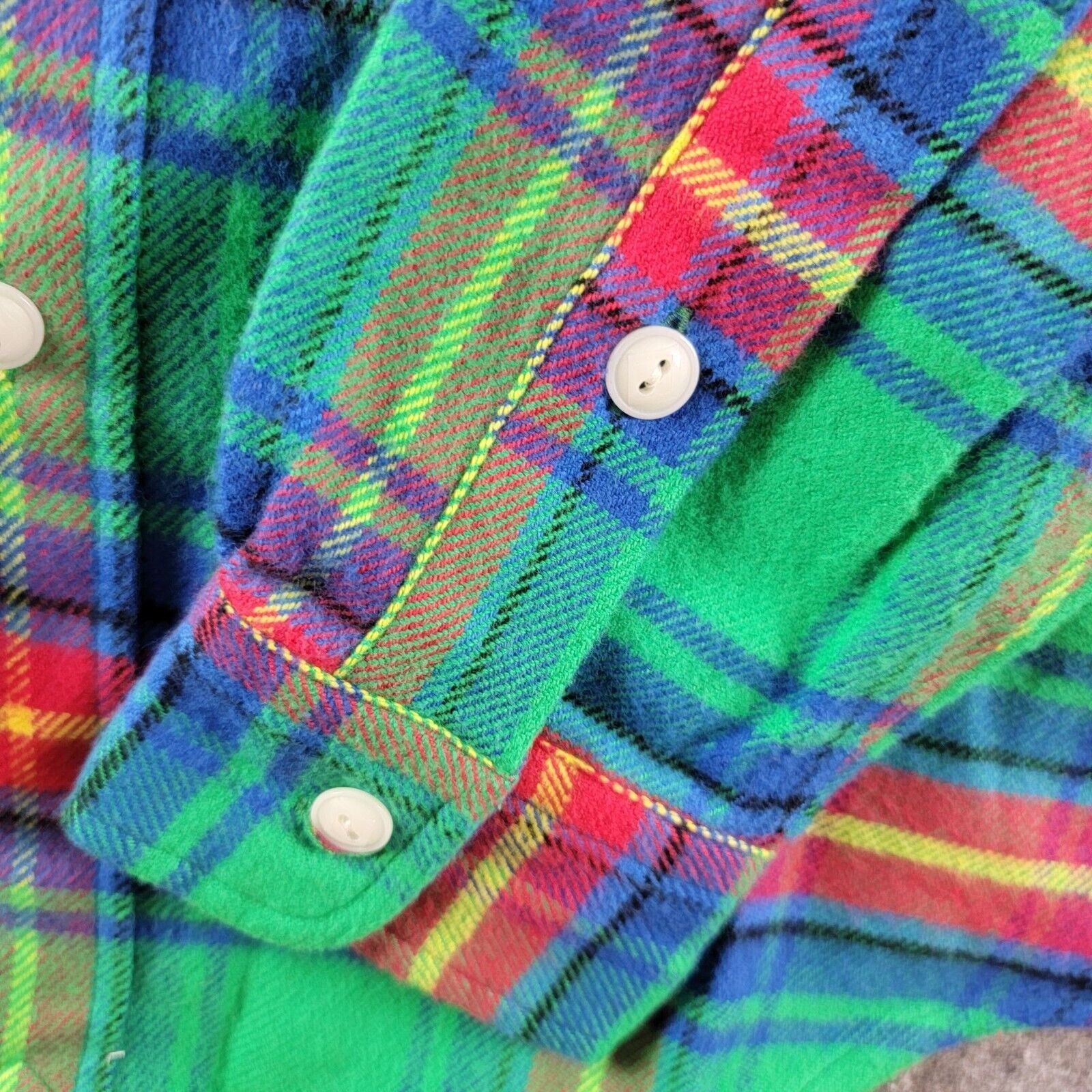 Polo Ralph Lauren Polo Ralph Lauren Classic Fit Plaid Flannel Button Up Shirt Size US S / EU 44-46 / 1 - 7 Thumbnail
