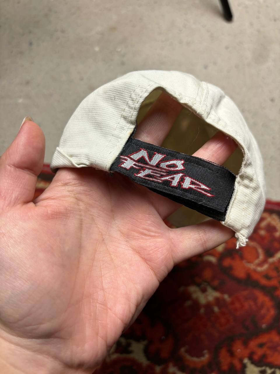 No Fear × Vintage Vintage Y2K No Fear Embroidered Eyes Logo No Visor Cap Size ONE SIZE - 2 Thumbnail