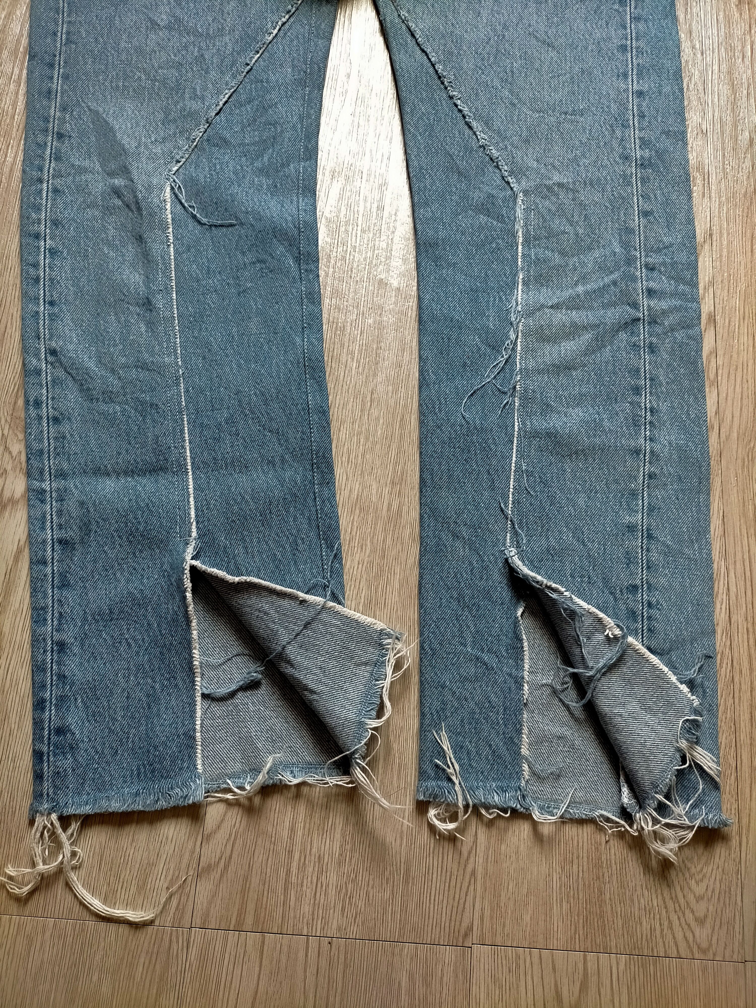 Levi's Vintage Levis 501 x Old Park Upcycle Blue Jeans Size US 30 / EU 46 - 7 Thumbnail