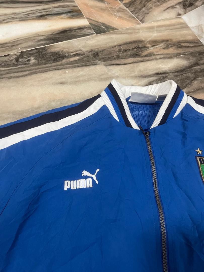 Puma Vintage 90s Puma Italy World Cup Football Jacket Size US M / EU 48-50 / 2 - 5 Thumbnail