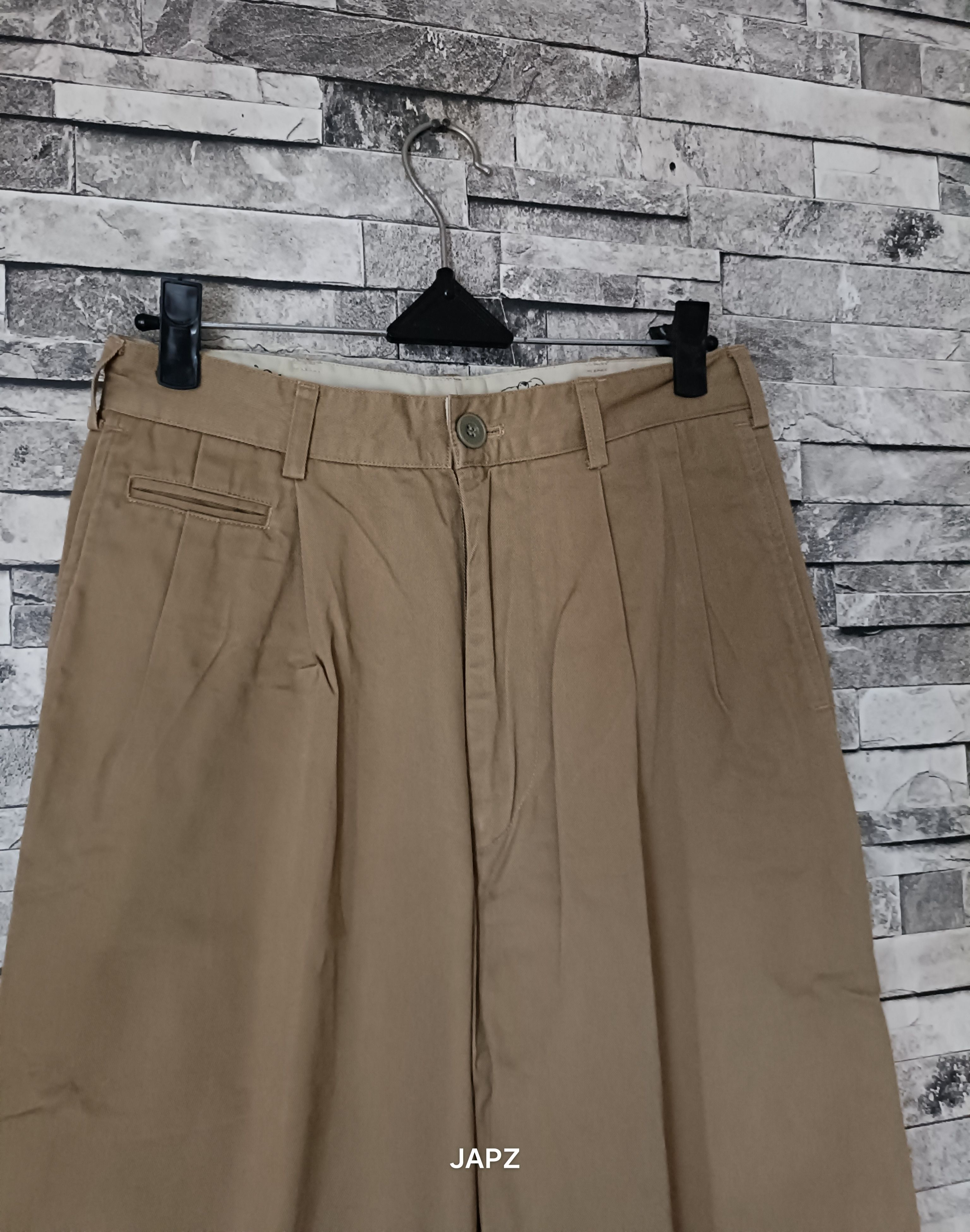 Japanese Brand Vintage Bartack by system u inc reinforced chino pants Size US 26 / EU 42 - 3 Thumbnail