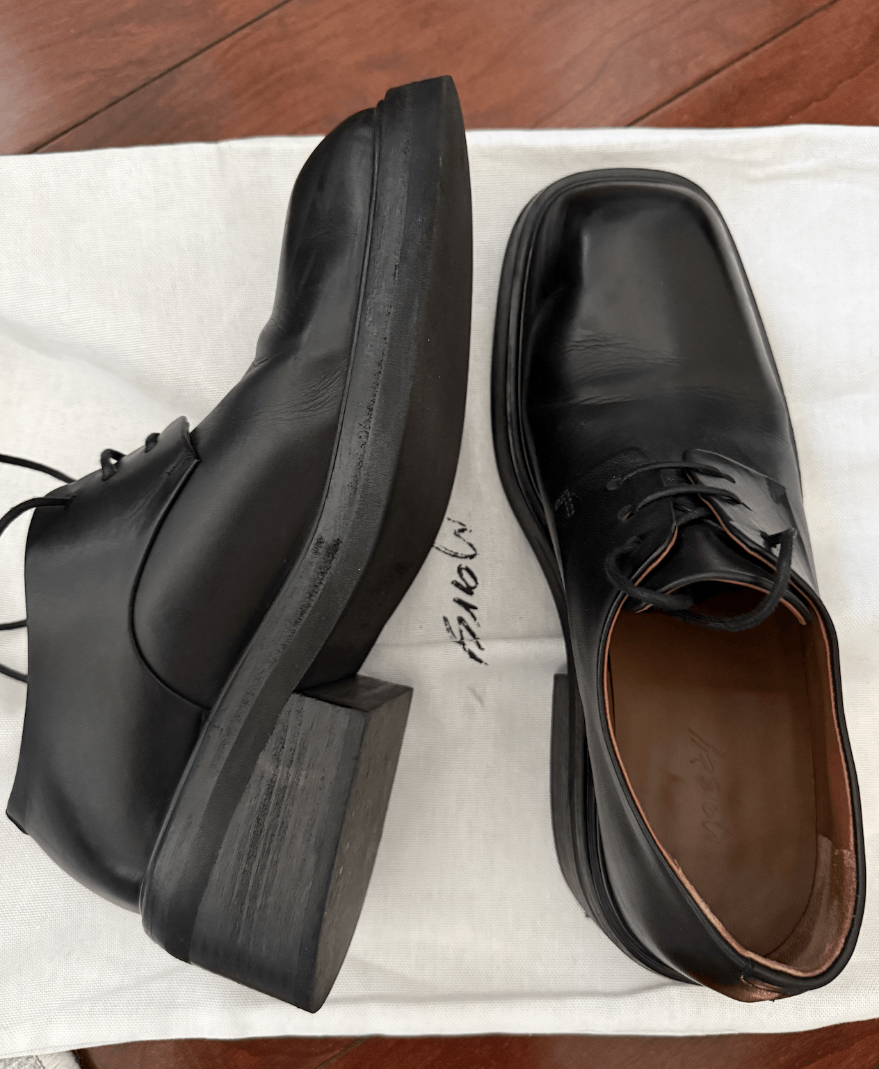 Marsèll Black Facciata Derbys