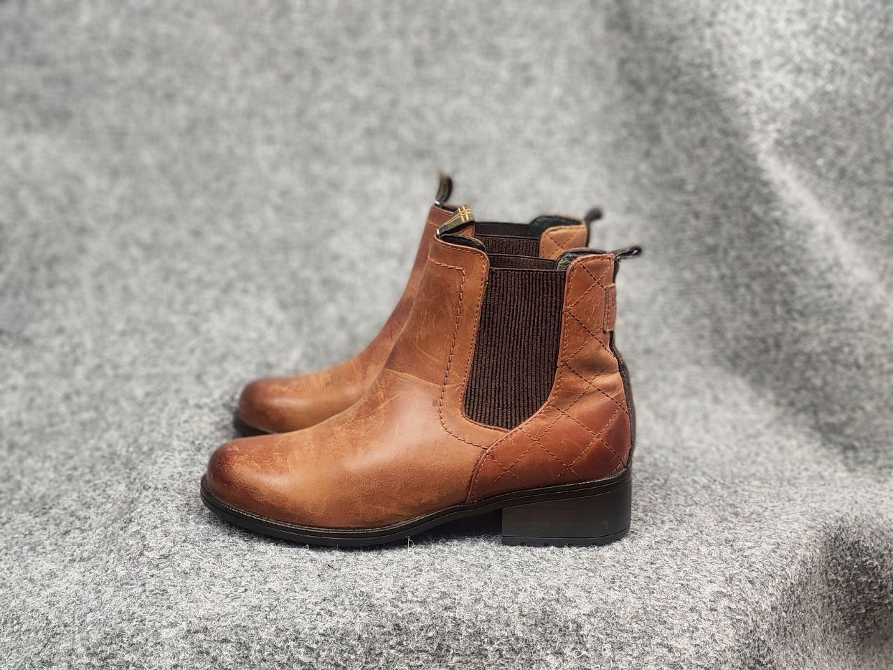 Barbour Barbour Rimini Waterproof Chestnut Chelsea Leather Boots Size US 5 / IT 35 - 7 Thumbnail
