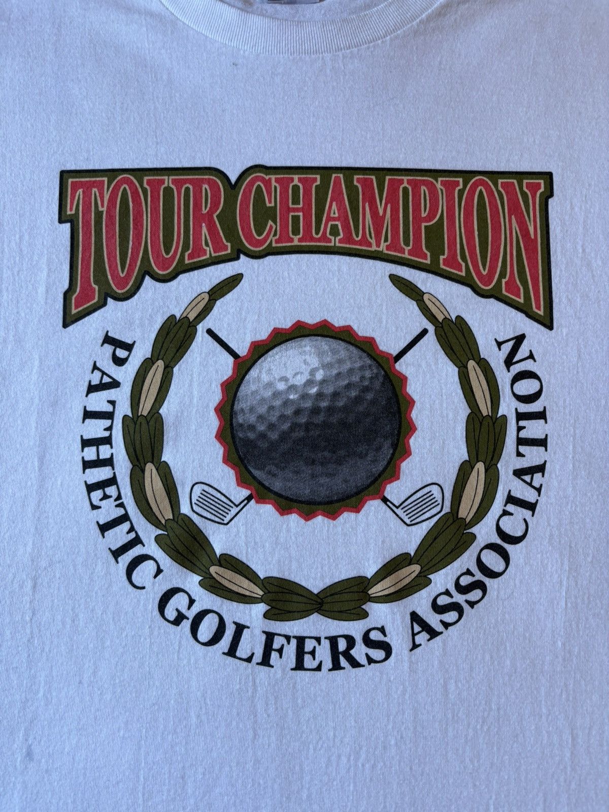 Vintage Vintage Pathetic Golfers Association Tour Champion T-shirt Size US XL / EU 56 / 4 - 4 Thumbnail