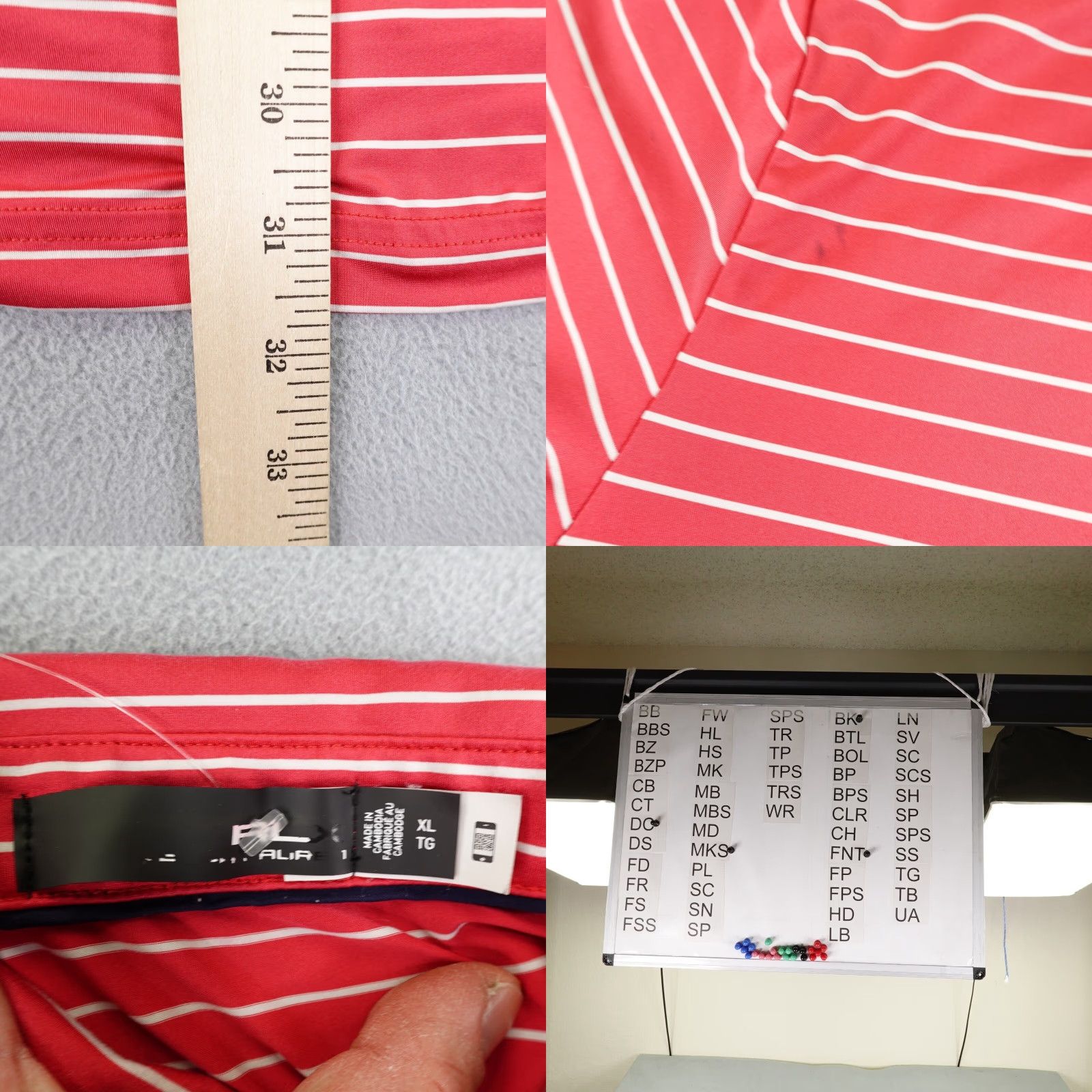 Ralph Lauren Ralph Lauren RLX Polo Shirt Mens XL Pink White Stripes Polo Golf Shirt XL Pink White Stripes Mens Size US XL / EU 56 / 4 - 8 Thumbnail