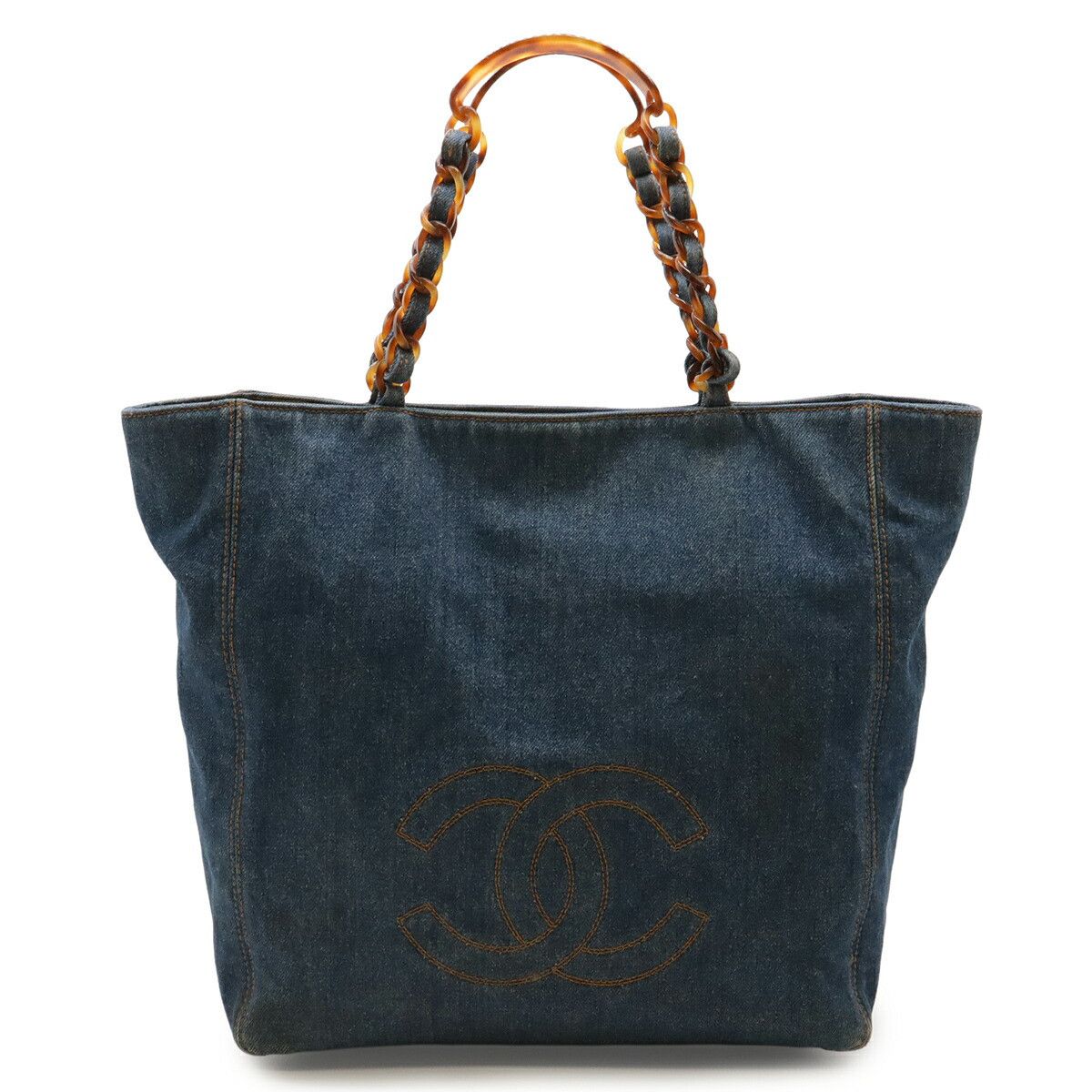 Chanel Chanel Coco Mark Denim 2way Shoulder Bag Textile Shoulder Bag DUTY FREE for USA