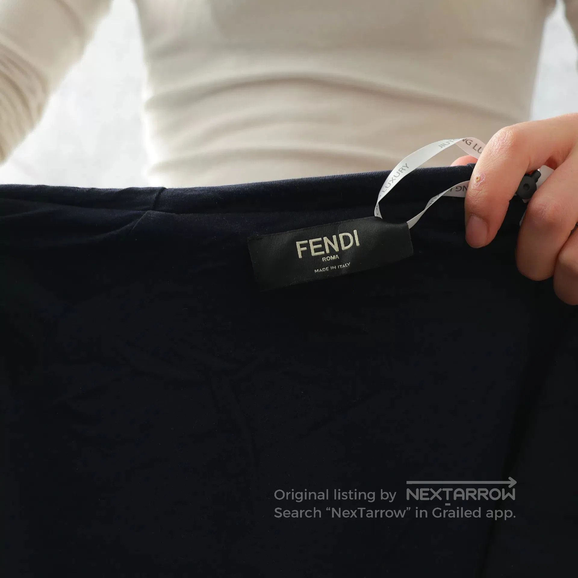 Fendi FENDI Blue Fake Two. Size L / US 10 / IT 46 - 6 Thumbnail