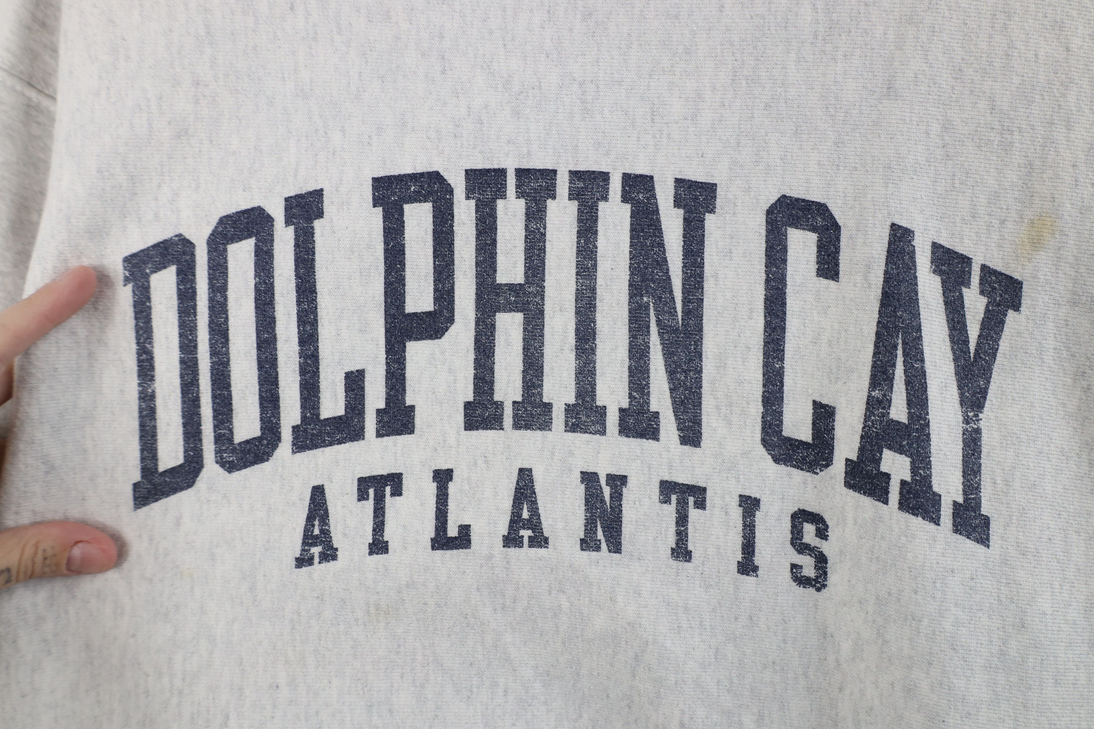 Champion Champion Reverse Weave Dolphin Cay Atlantis Sweatshirt Gray Size US XL / EU 56 / 4 - 4 Thumbnail