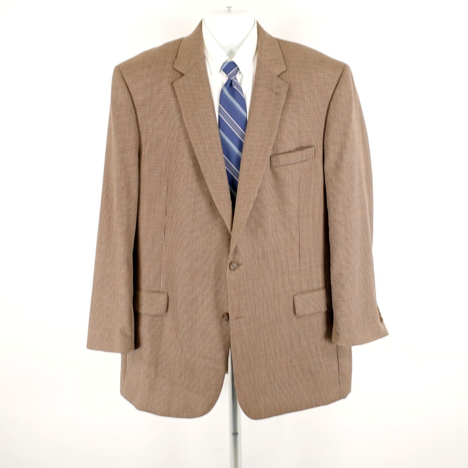 Jos. A. Bank Jos A Bank Signature Thick Wool Black Tan Sport Coat 48L 2 B Size 48L - 4 Thumbnail