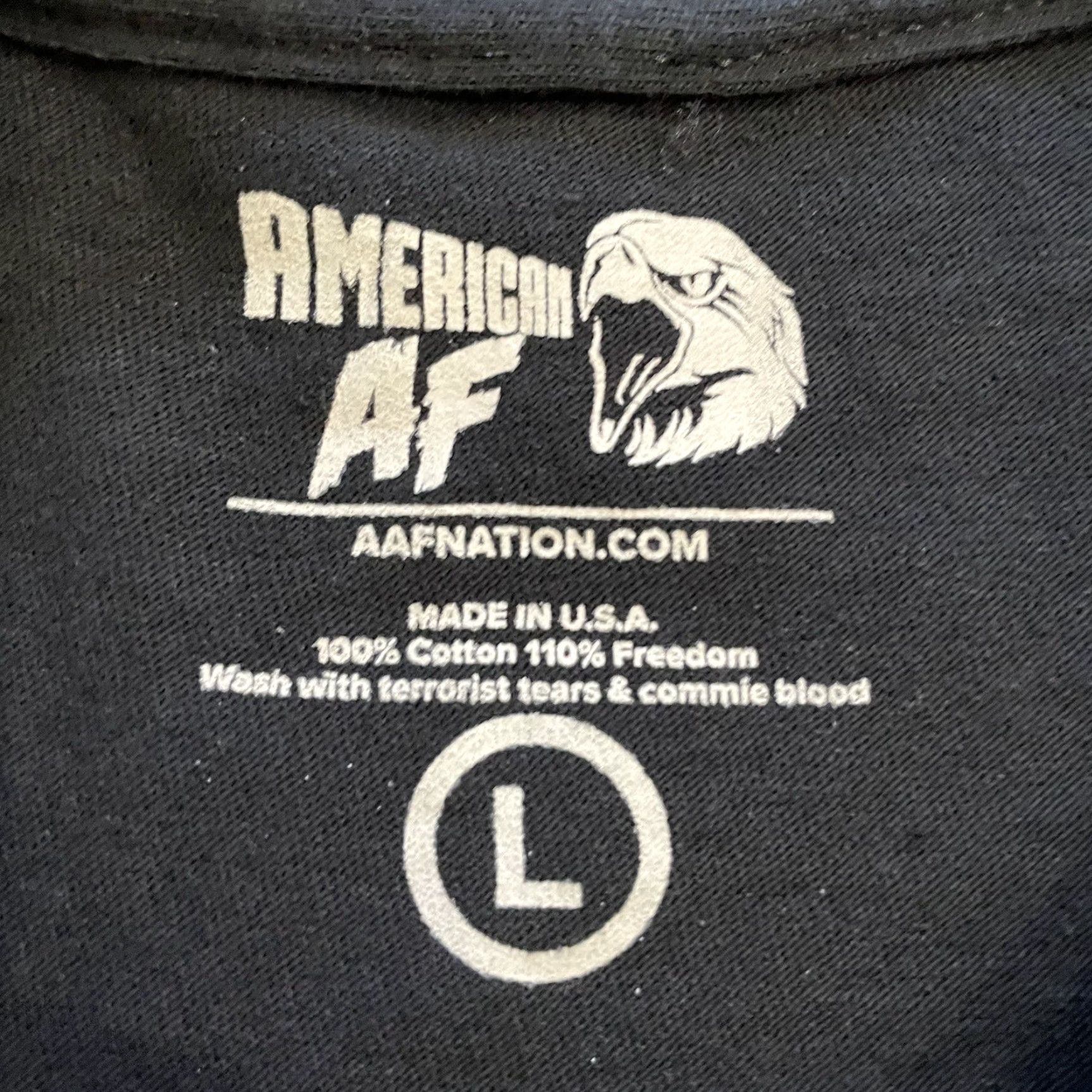 Vintage American AF Tee Shirt Mens L Black USA Long Sleeve I can be your Huckleberry Size US L / EU 52-54 / 3 - 4 Thumbnail