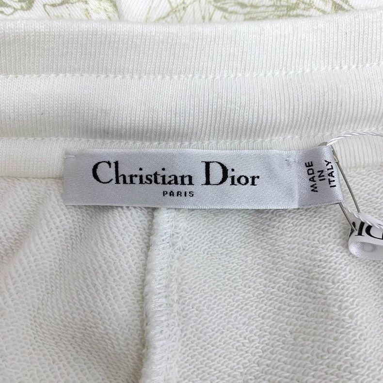 Dior Dior White jungle animal print cotton drawstring casual sho Size 24" / US 00 / IT 34 - 5 Thumbnail
