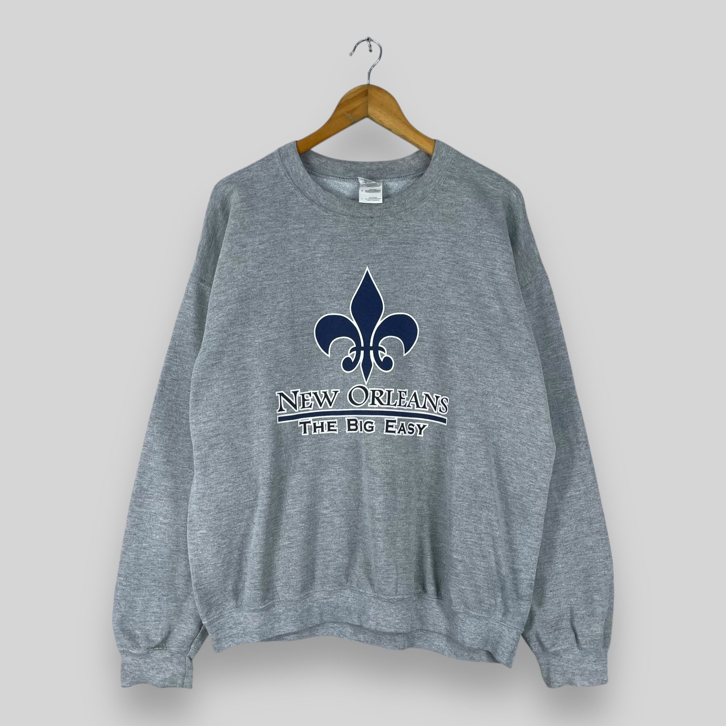 NFL Vintage Y2K NEW ORLEANS SAINTS Nfl Sweatshirt Size US L / EU 52-54 / 3 - 1 Thumbnail