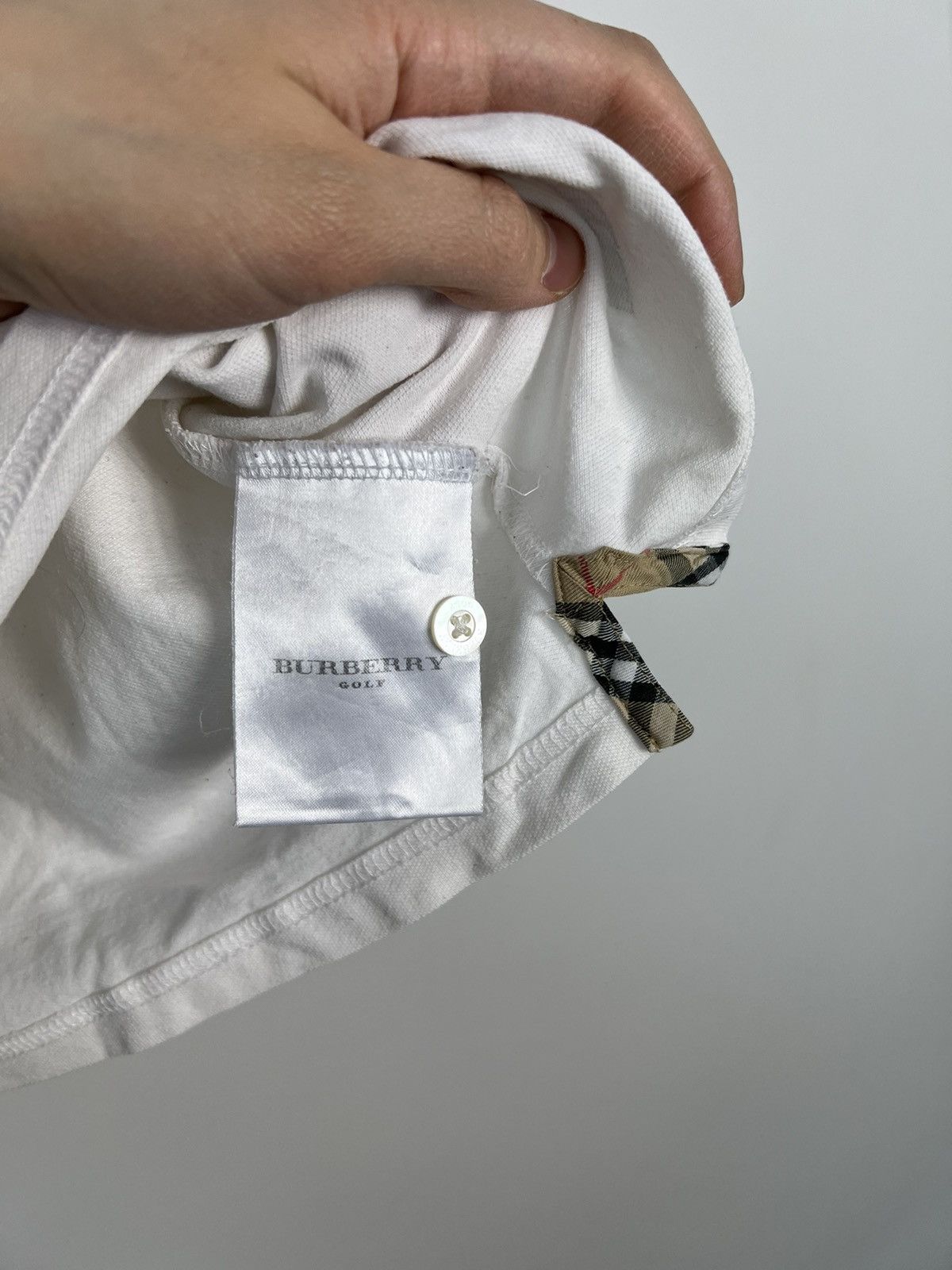 Burberry Tshirt Burberry Golf Small Logo White Size L / US 10 / IT 46 - 4 Thumbnail