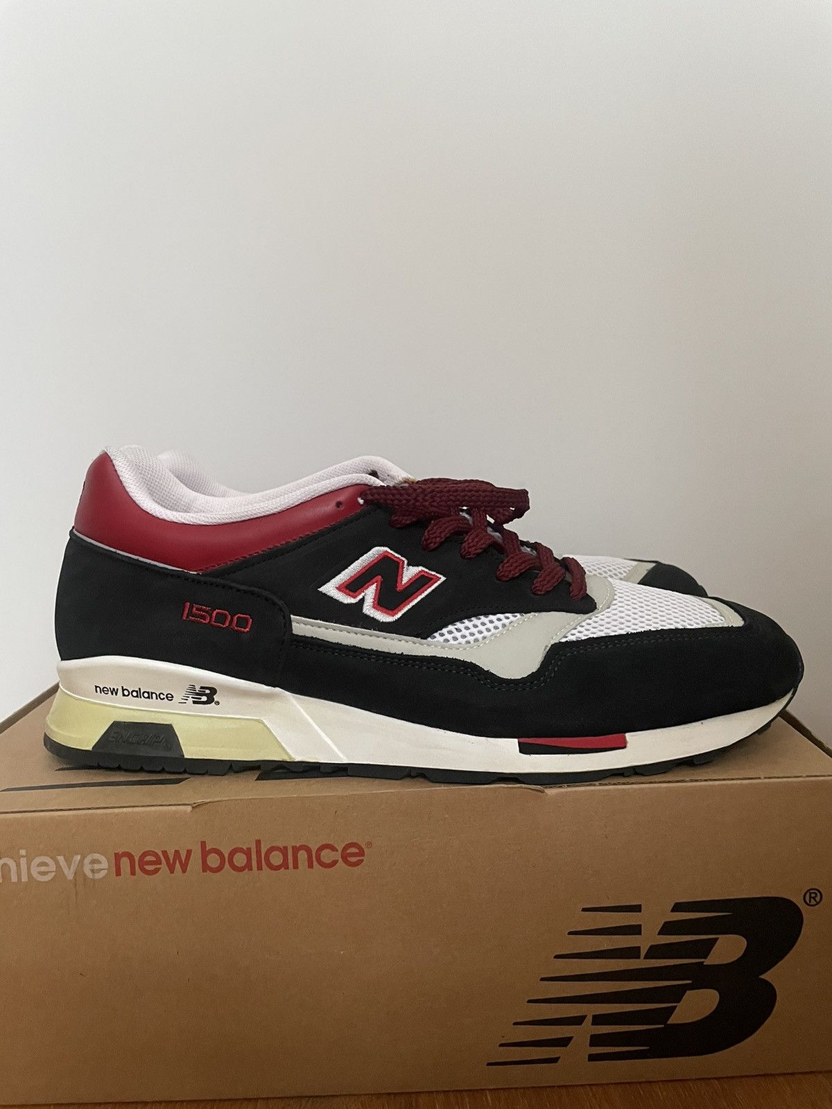 image of New Balance 2004 M1500Bwr Shoes in Black, Men's (Size 11)