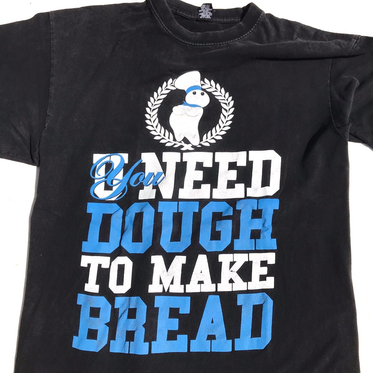 Cartoon Network × Hysteric Glamour × Junk Food Vintage Vintage Pillsbury Doughboy black T-Shirt tee DOUGH Size US L / EU 52-54 / 3 - 6 Thumbnail