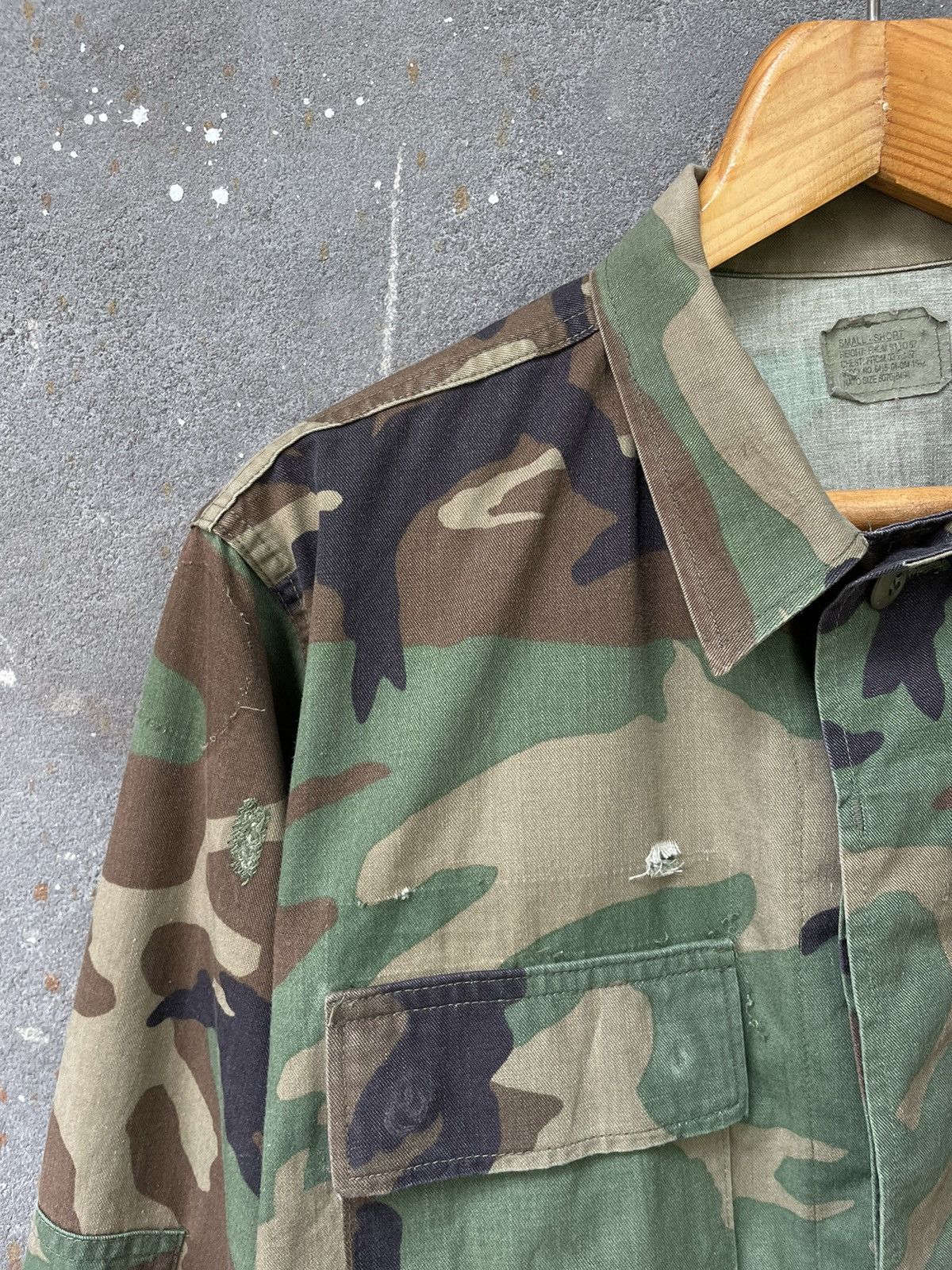 Vintage Vintage US Army 90’s Military Jacket Woodland Camo RARE Size US M / EU 48-50 / 2 - 9 Thumbnail
