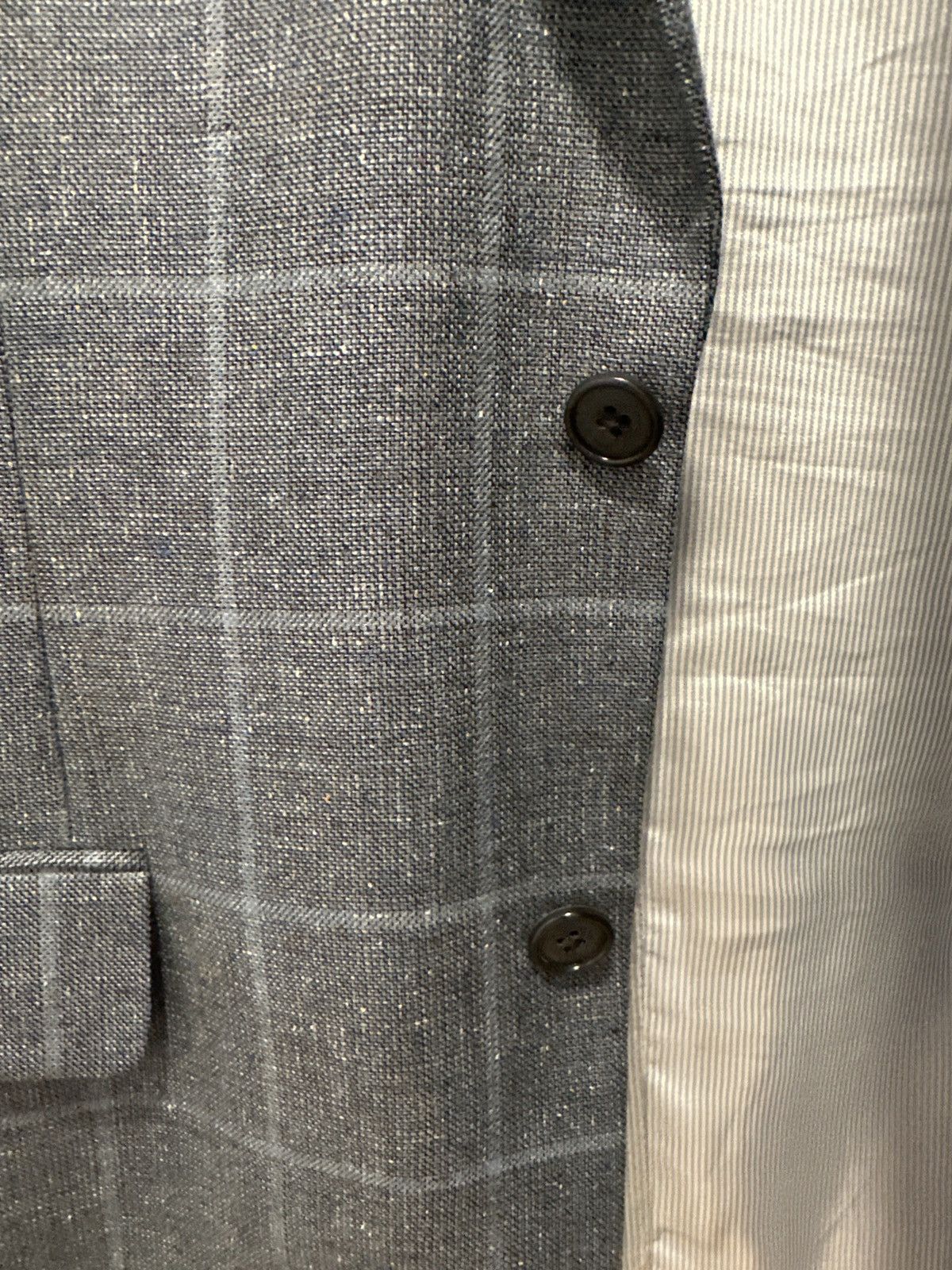 Jos. A. Bank Jos. A. Bank. Blue Windowpane Blazer Size 40L - 6 Thumbnail