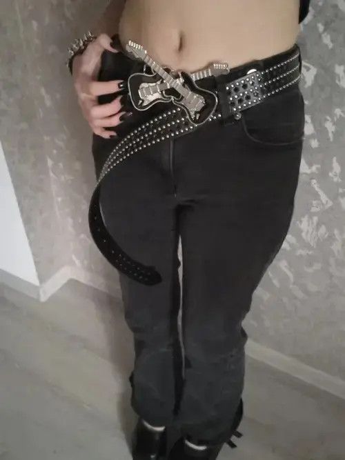Designer × Japanese Brand Punk Belts Rivet Size ONE SIZE - 2 Thumbnail