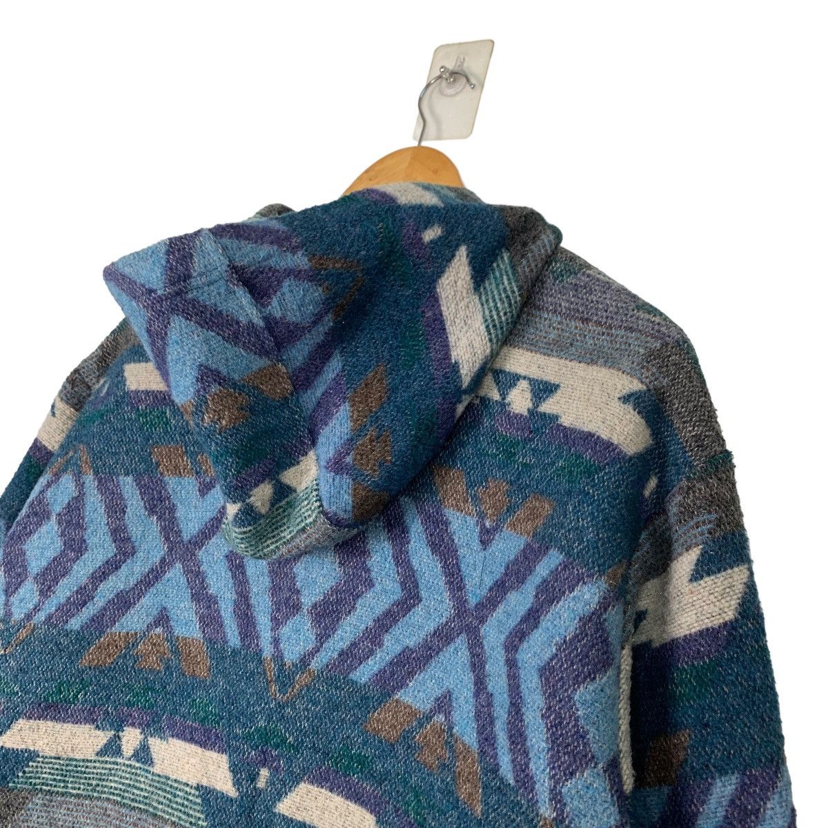 Vintage RAMPAGE Native Navajo Toggle Button Hoodie Jacket #1039-C47 Size US M / EU 48-50 / 2 - 8 Thumbnail