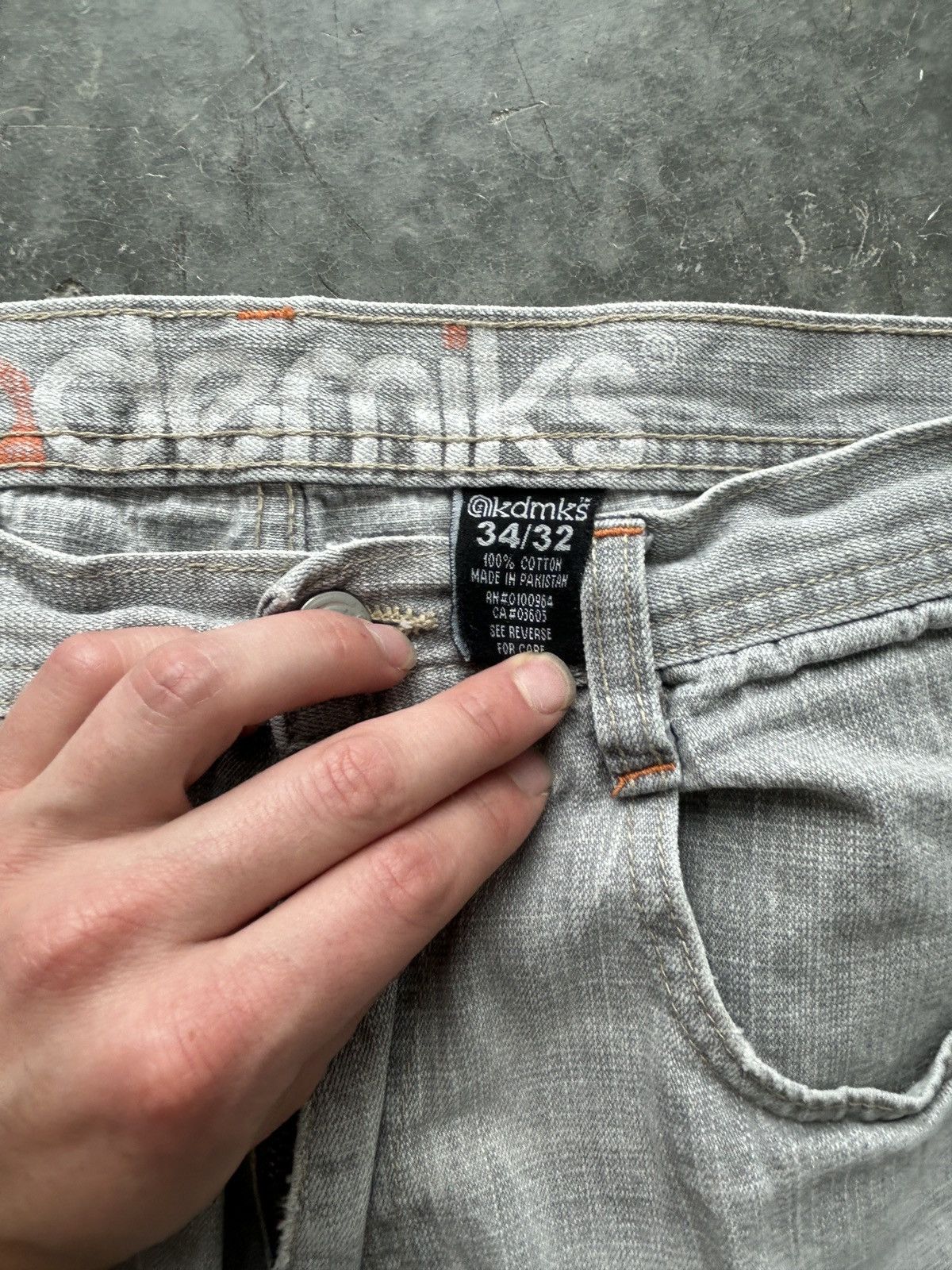 Akademiks Vintage Y2K Akademiks Embroidered Logo Jeans Size US 34 / EU 50 - 13 Thumbnail