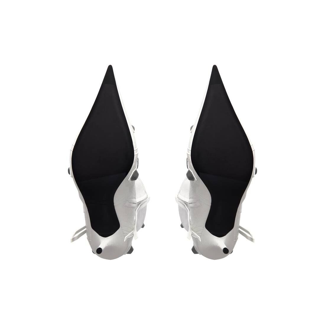 Balenciaga o1w1db10625 Cagole 90mm Boots in Optic White Size US 11 / IT 41 - 7 Thumbnail