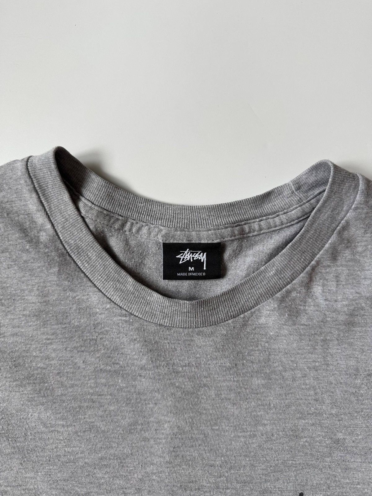 Stussy Stussy big logo T-shirt Grey Size M Size US M / EU 48-50 / 2 - 3 Thumbnail