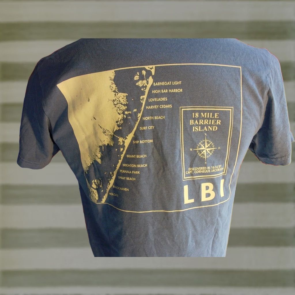 Comfort Colors Comfort Colors Shirt Men's Medium LONG BEACH ISLAND 18 Mile BARRIER ISLAND LBI t Size US M / EU 48-50 / 2 - 1 Thumbnail